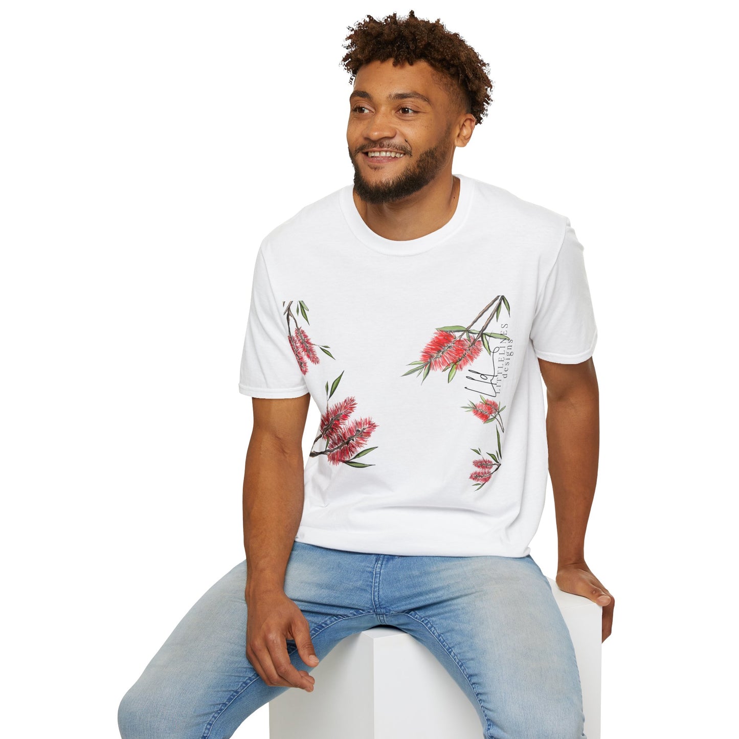 | Australian bottlebrush | "Surrounds" Floral Landscape collection | LittleLinesdesigns