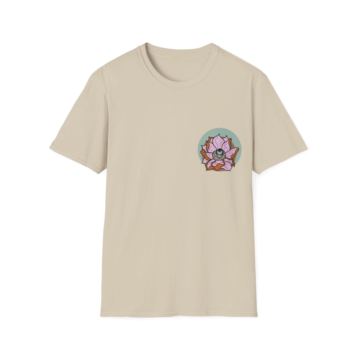 | LittleLinesdesigns | Lotus Flower Graphic softstyle tee