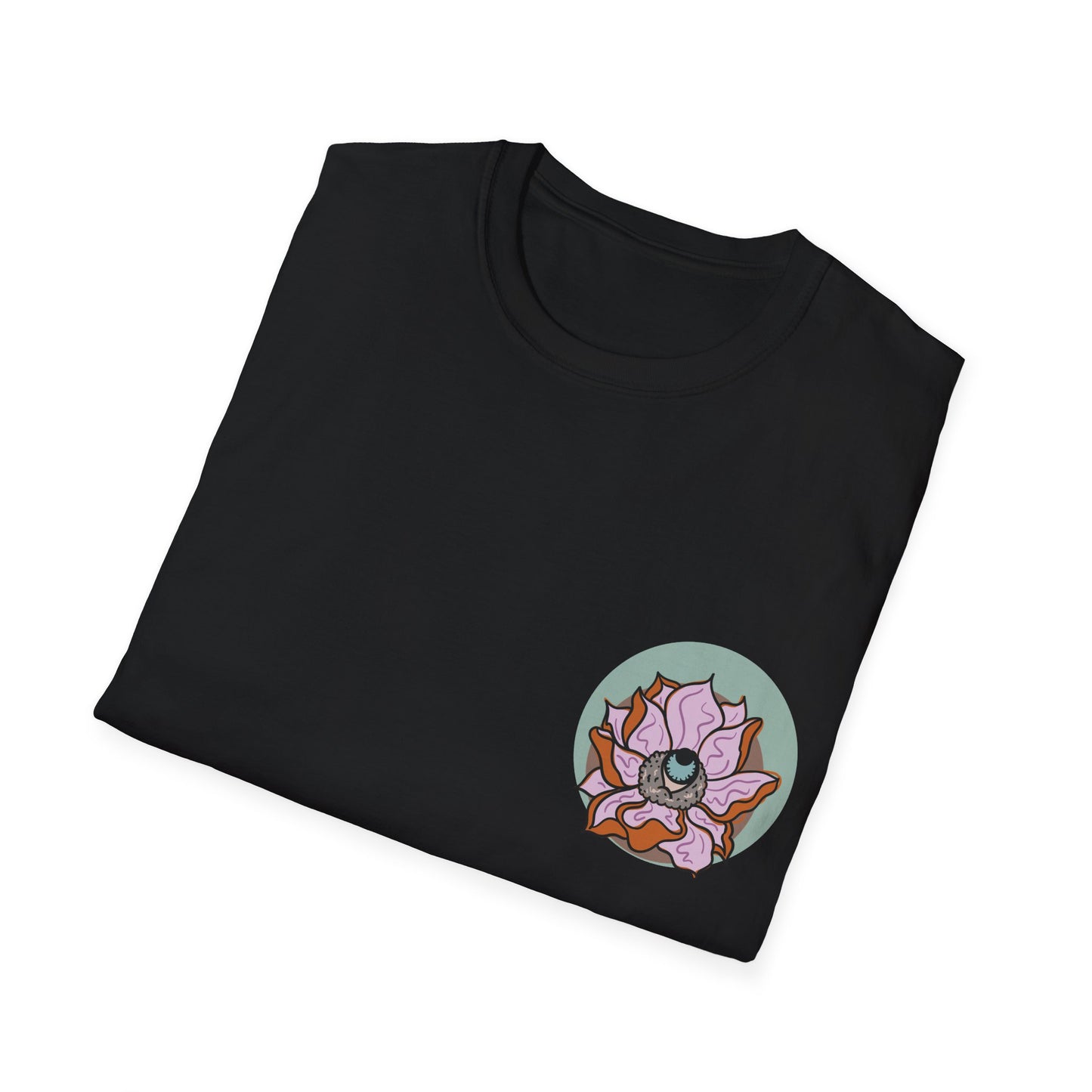 | LittleLinesdesigns | Lotus Flower Graphic softstyle tee