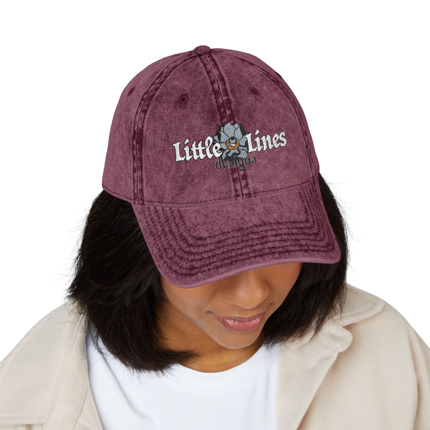 LittleLinesdesigns Embroidery Cap.