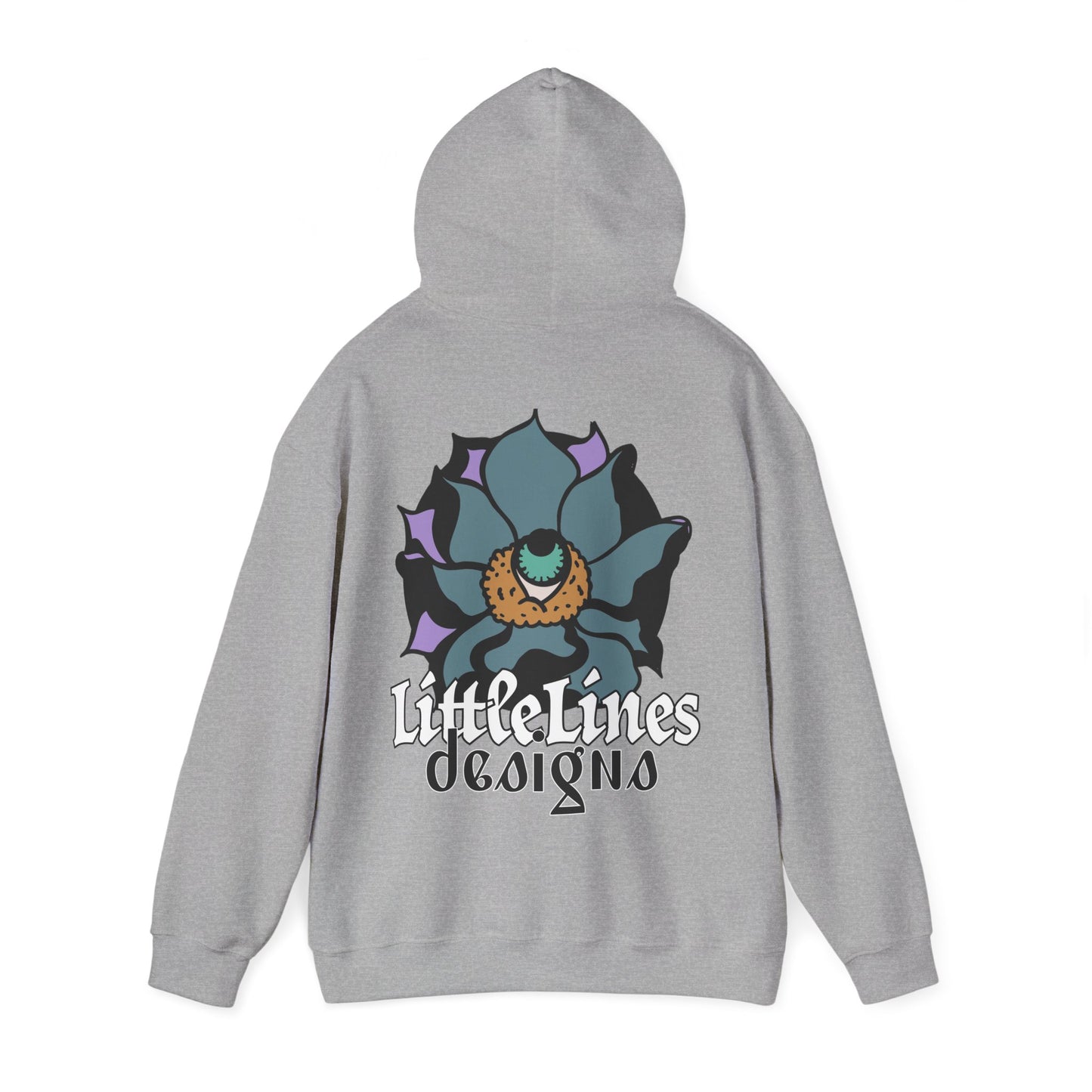 LittleLinesdesigns warmth | Colorful Floral Graphic Hoodie
