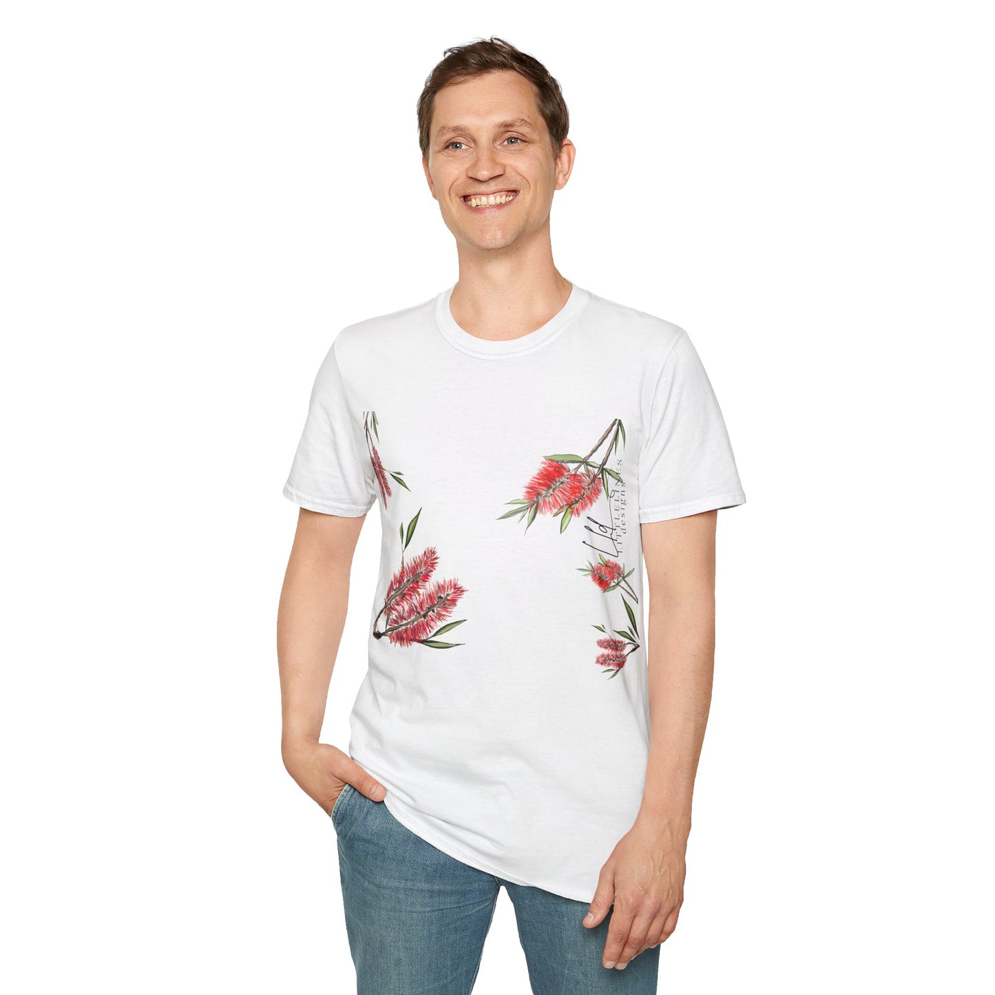 | Australian bottlebrush | "Surrounds" Floral Landscape collection | LittleLinesdesigns