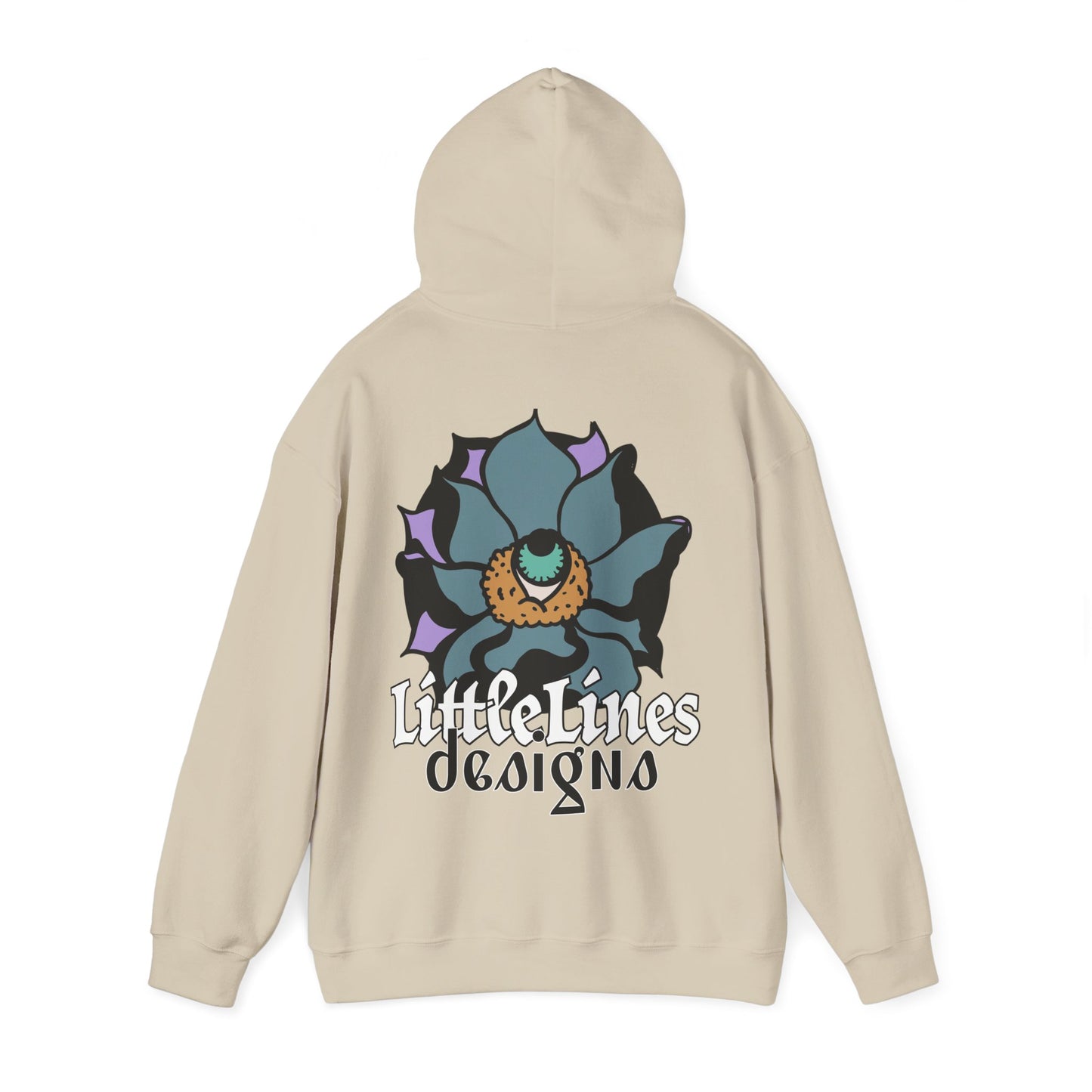 LittleLinesdesigns warmth | Colorful Floral Graphic Hoodie