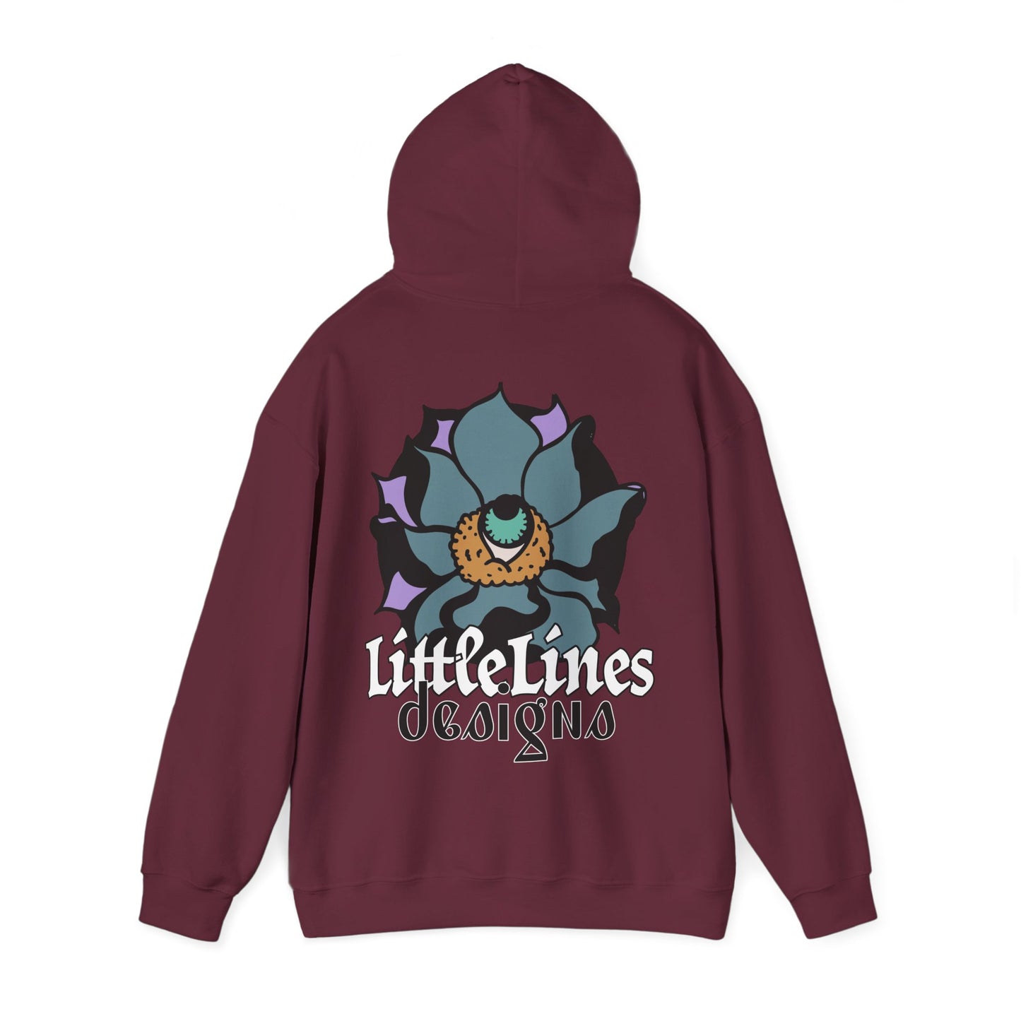 LittleLinesdesigns warmth | Colorful Floral Graphic Hoodie
