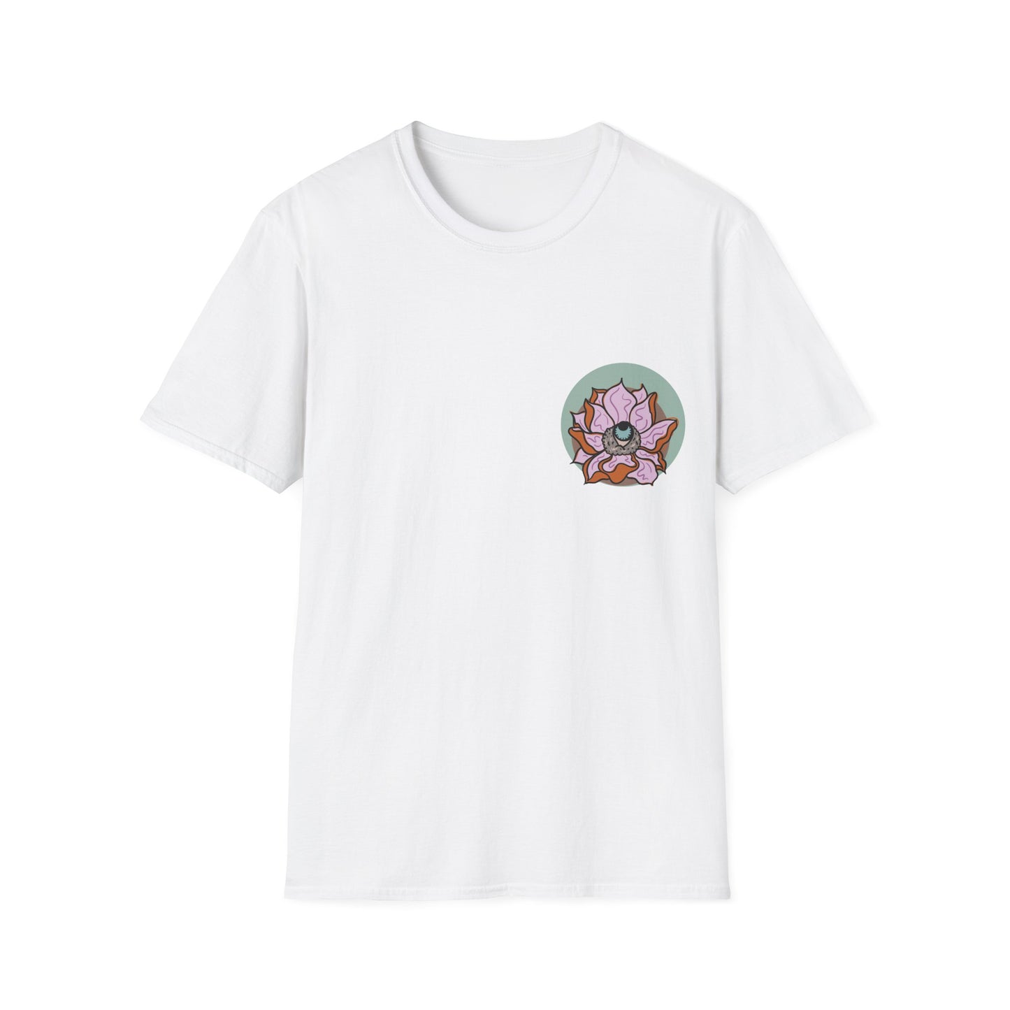 | LittleLinesdesigns | Lotus Flower Graphic softstyle tee