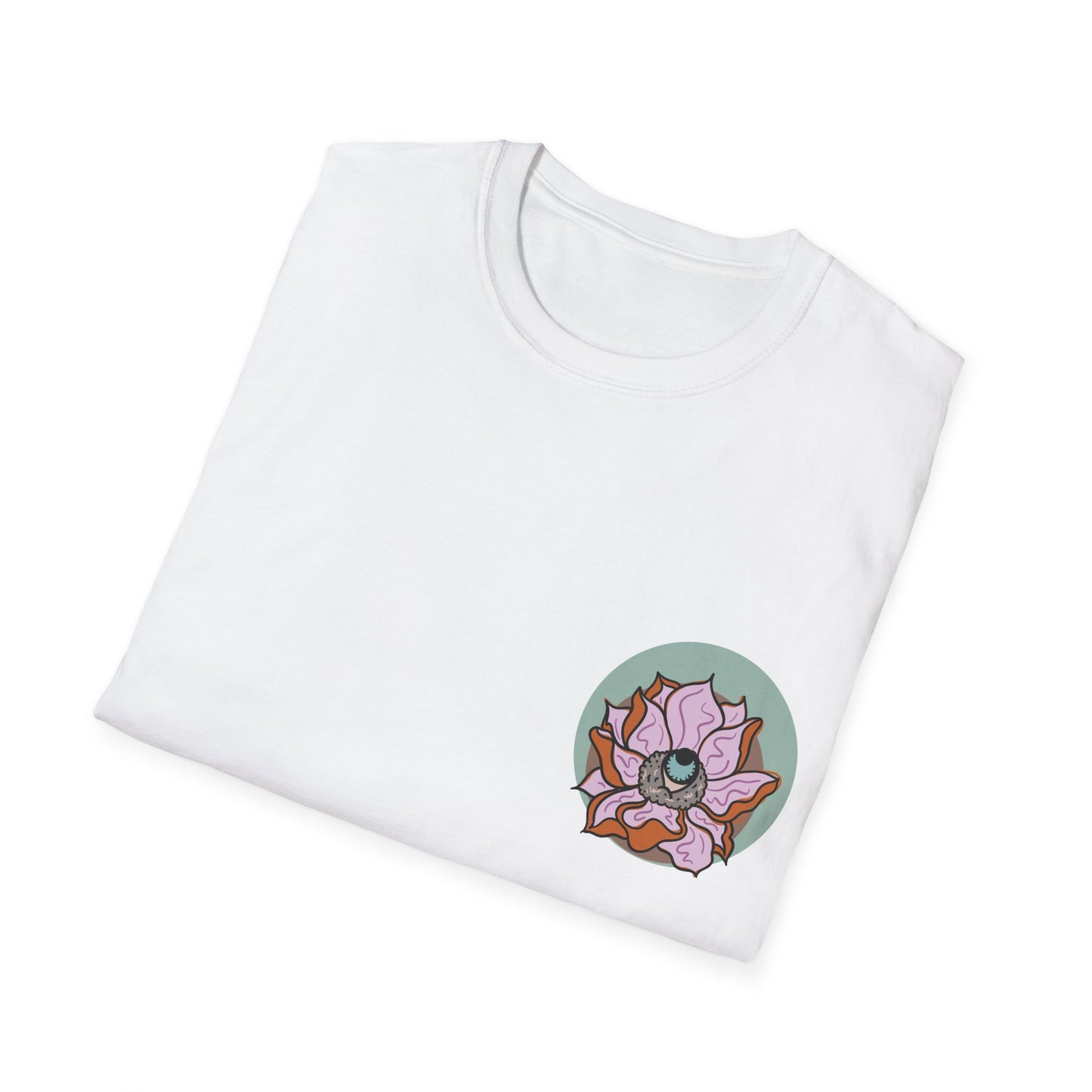 | LittleLinesdesigns | Lotus Flower Graphic softstyle tee