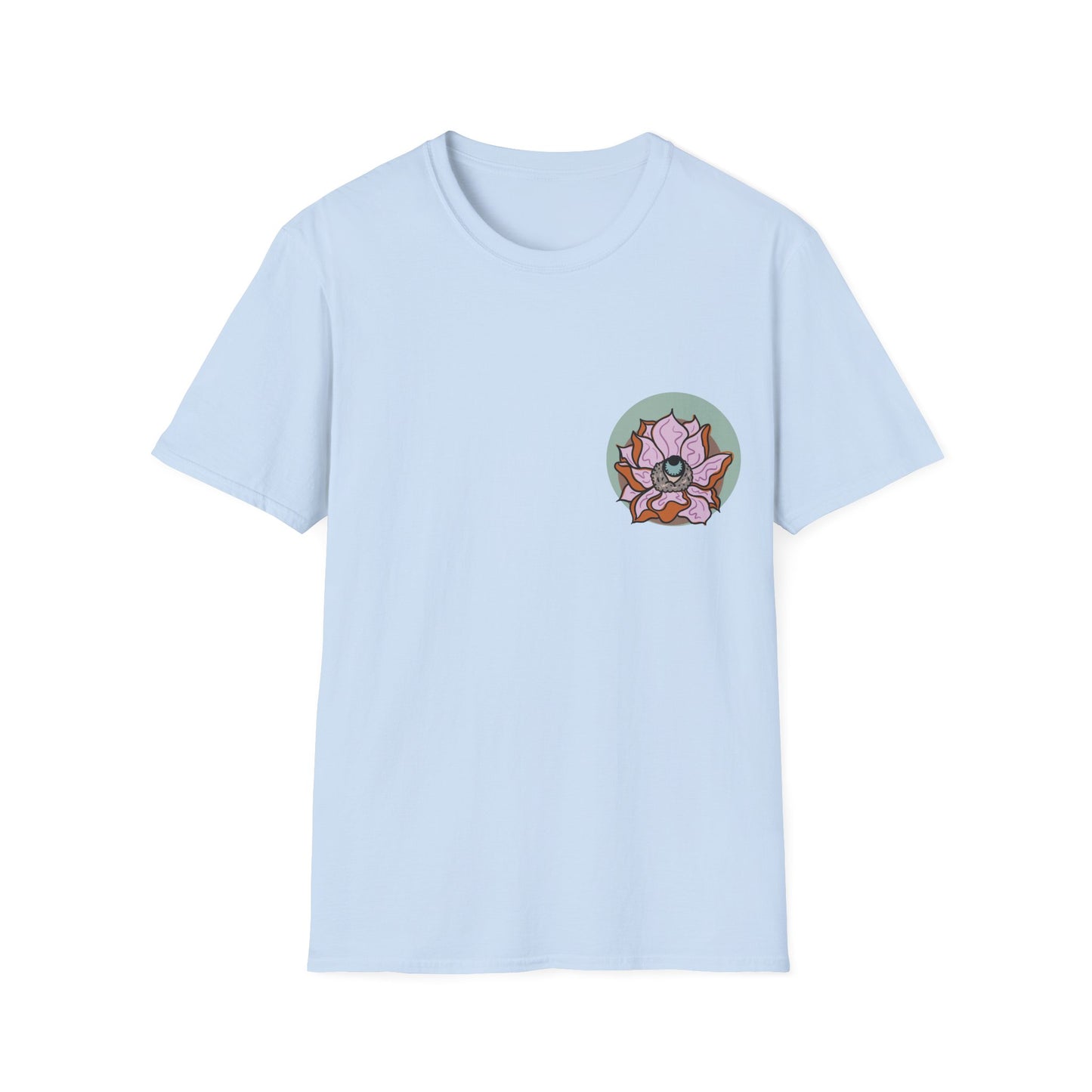 | LittleLinesdesigns | Lotus Flower Graphic softstyle tee