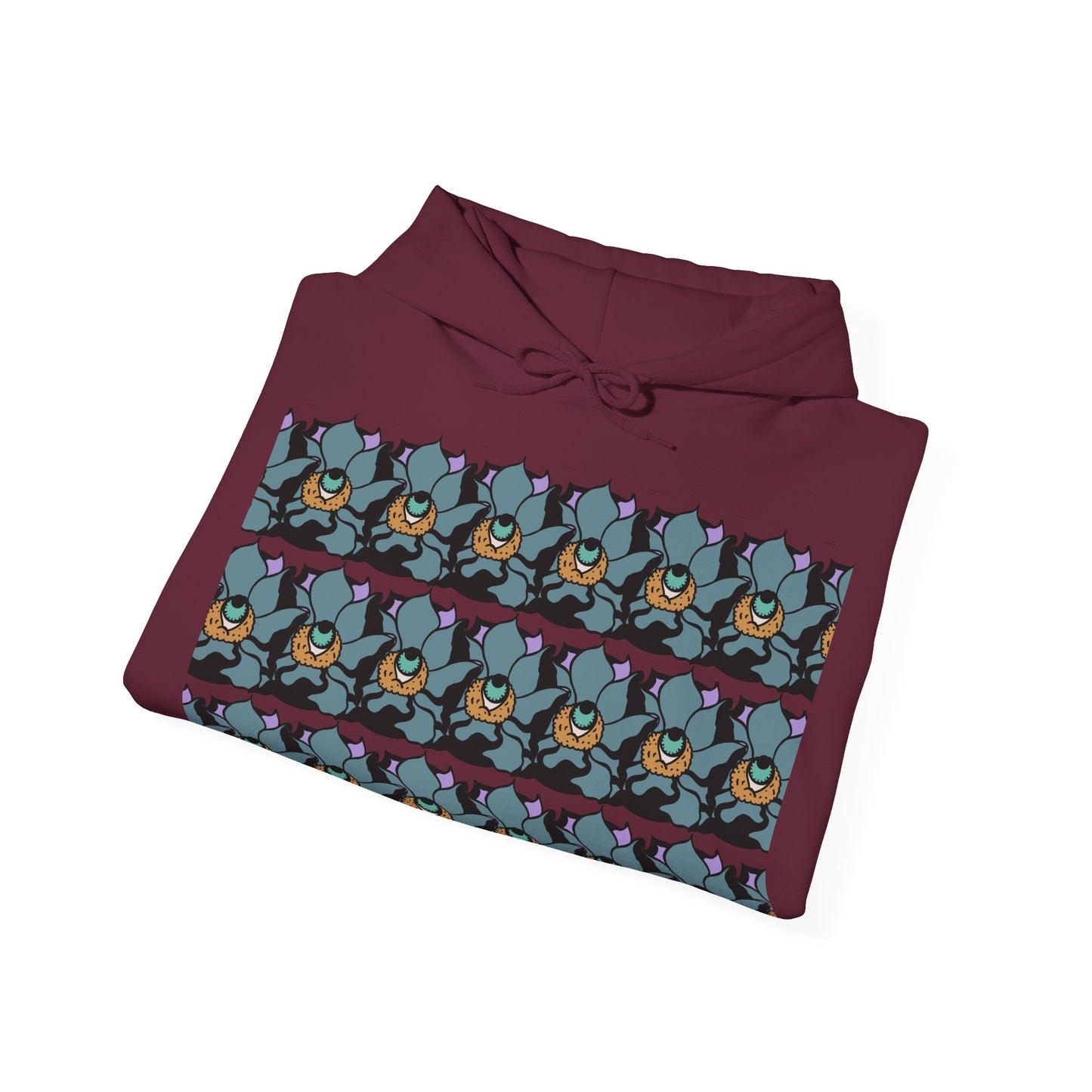 LittleLinesdesigns warmth | Colorful Floral Graphic Hoodie