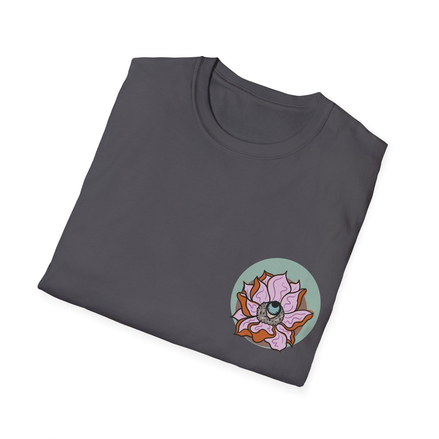 | LittleLinesdesigns | Lotus Flower Graphic softstyle tee