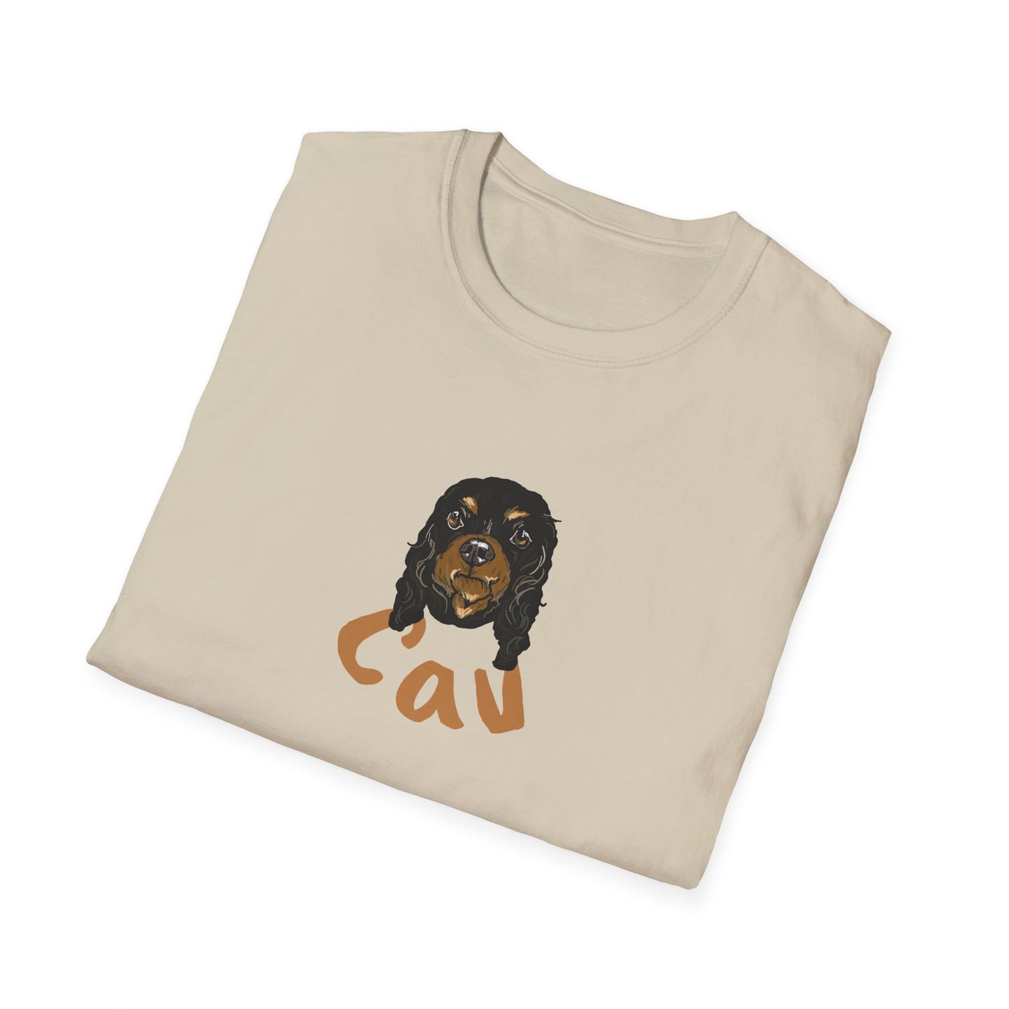 Cavalier font Pet T-Shirt | Dog art | LittleLinesdesigns