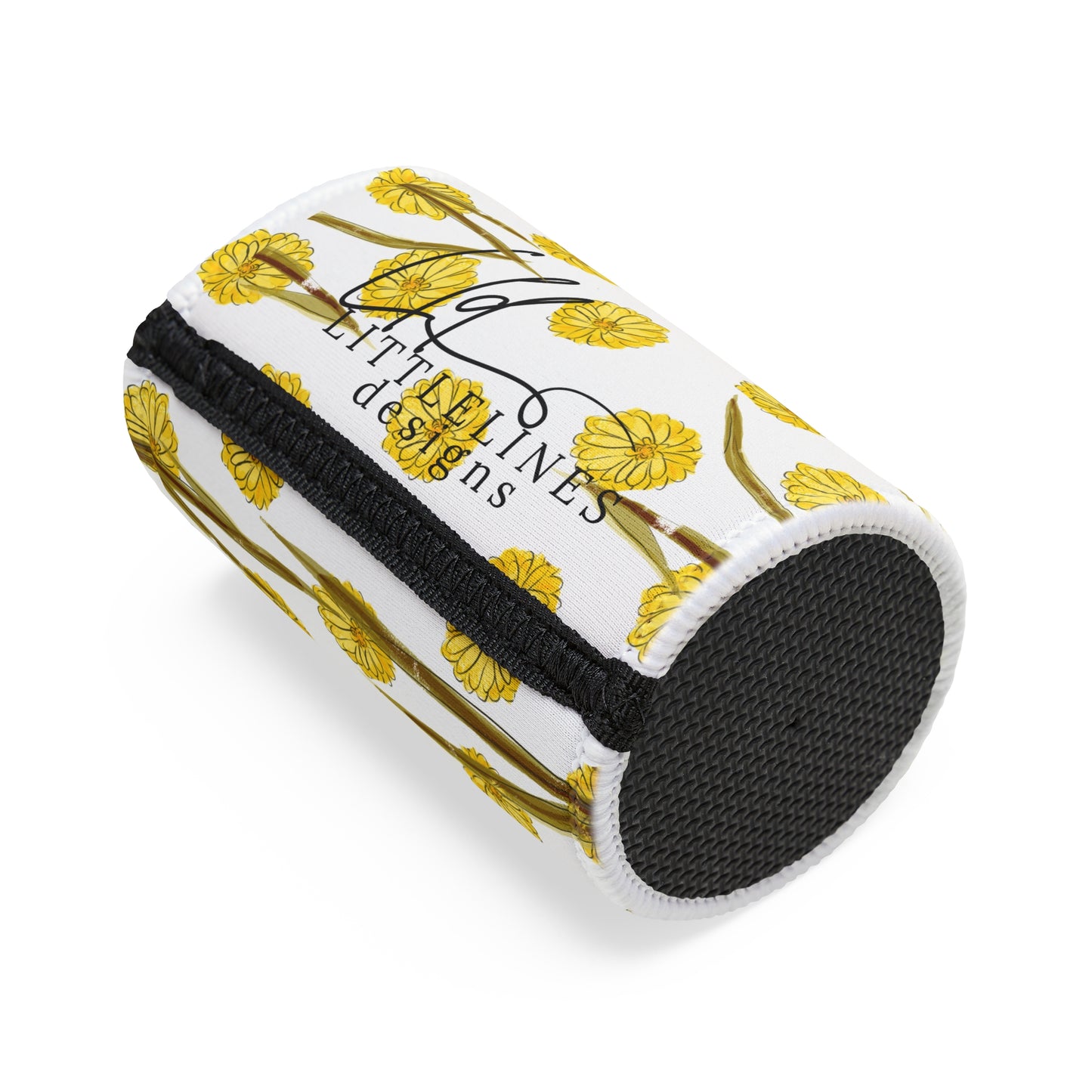 Dandelion Australian Flower Stubby Cooler | Budstub floral collection | LittleLinesdesigns