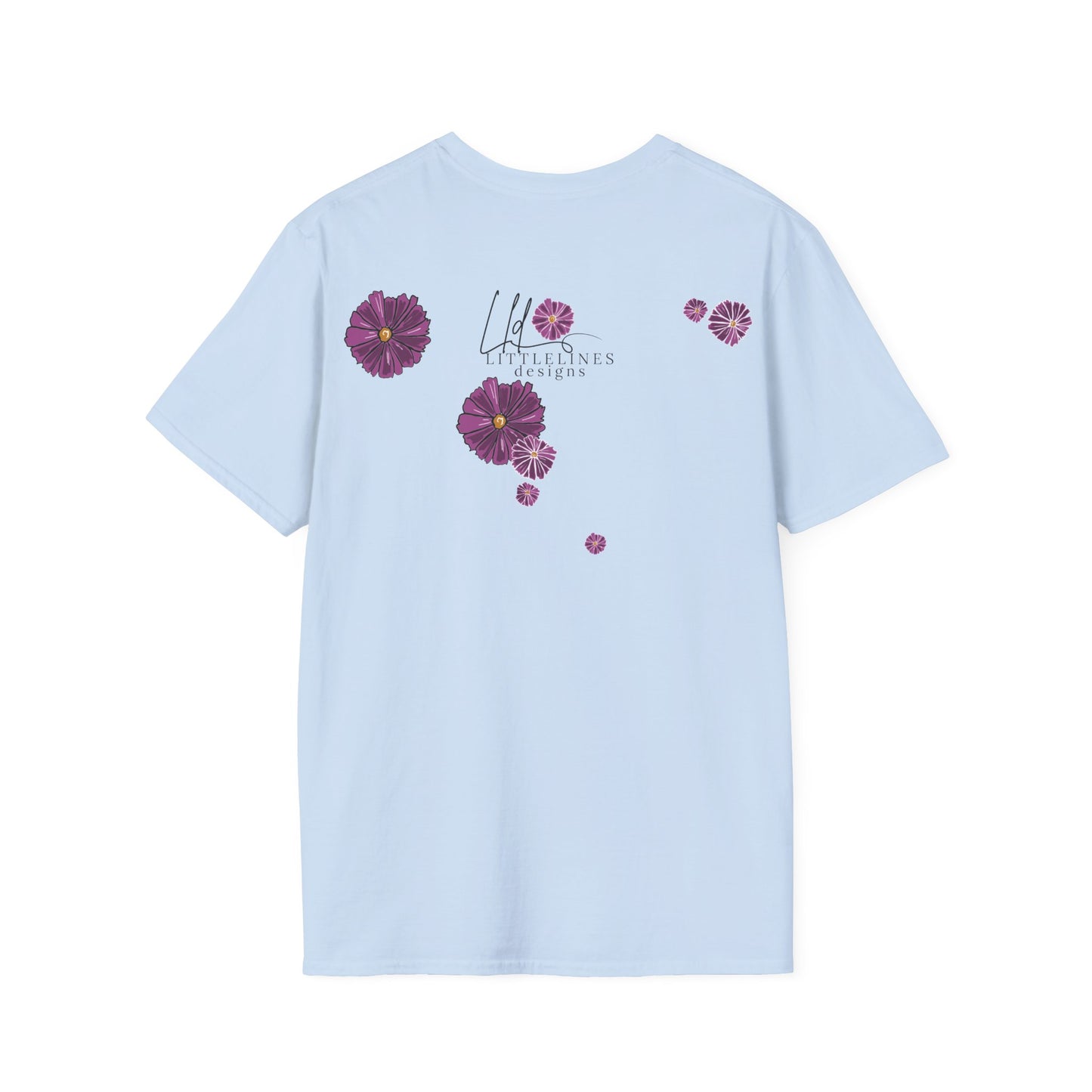 Cavalier Dog T-shirt | Floral Ocean Sea Grasses | LittleLinesdesigns