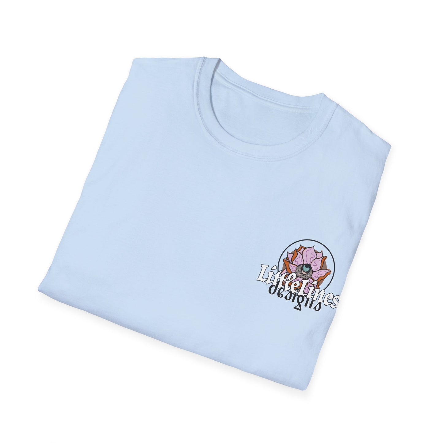 Artist wear T-shirt | Lotus Flower design | LittleLinesdesigns