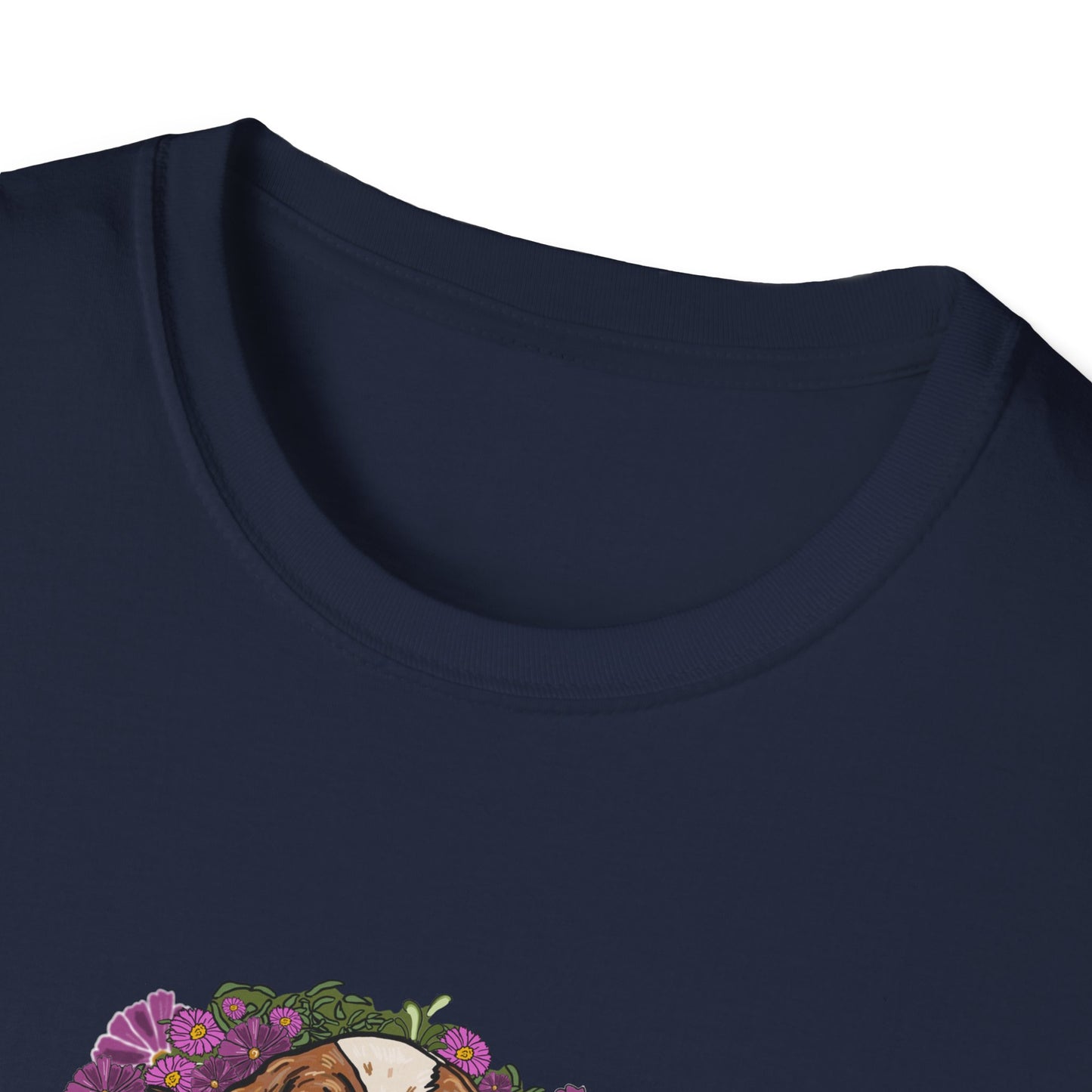 Cavalier Dog T-shirt | Floral Ocean Sea Grasses | LittleLinesdesigns