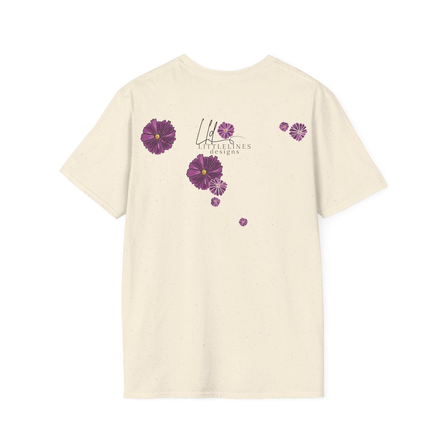 Cavalier Dog T-shirt | Floral Ocean Sea Grasses | LittleLinesdesigns