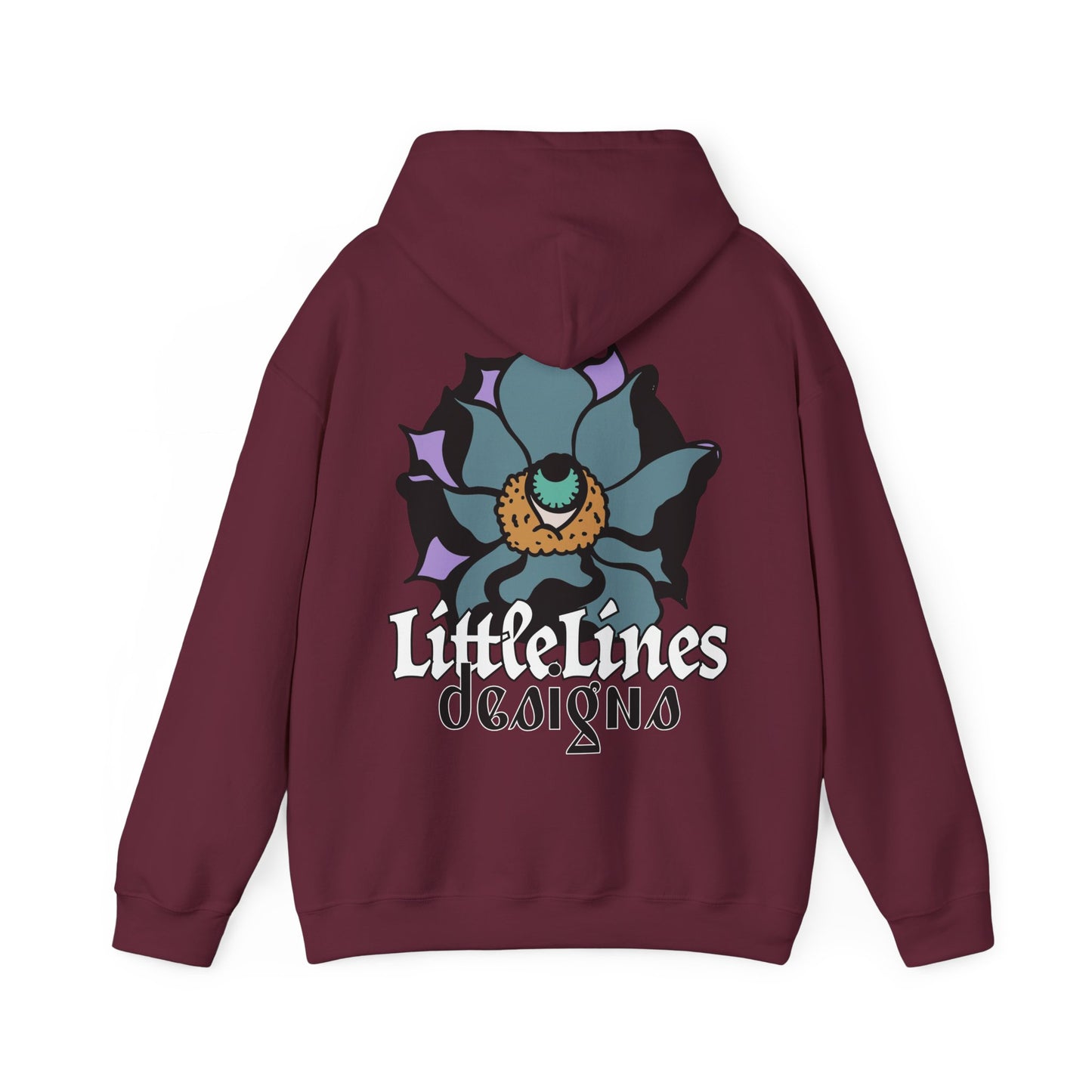 LittleLinesdesigns warmth | Colorful Floral Graphic Hoodie