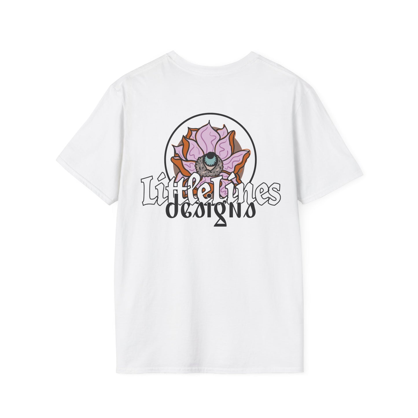Artist wear T-shirt | Lotus Flower design | LittleLinesdesigns