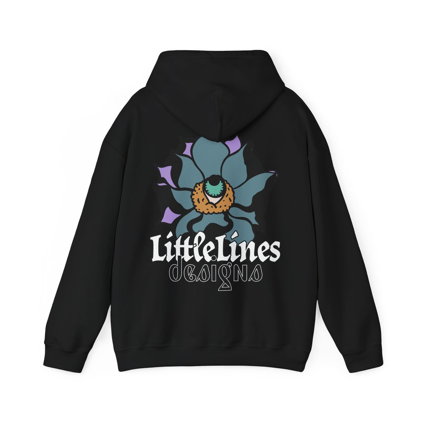 LittleLinesdesigns warmth | Colorful Floral Graphic Hoodie