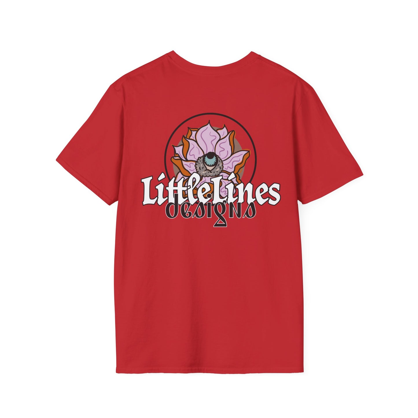 Artist wear T-shirt | Lotus Flower design | LittleLinesdesigns