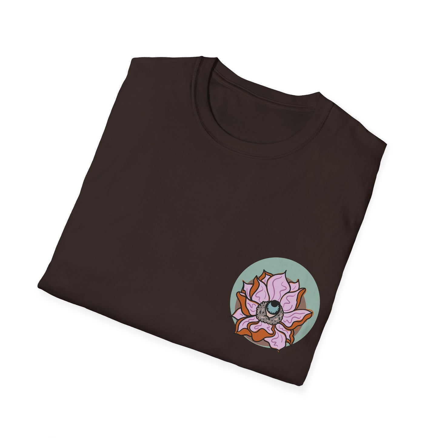 | LittleLinesdesigns | Lotus Flower Graphic softstyle tee