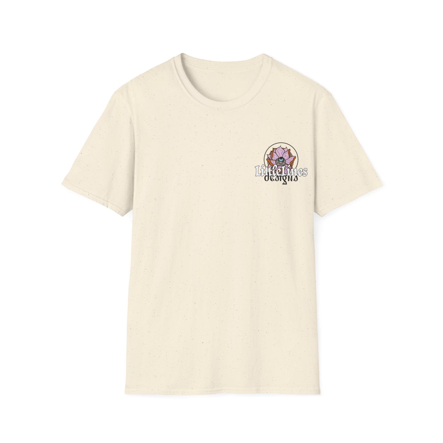 Artist wear T-shirt | Lotus Flower design | LittleLinesdesigns