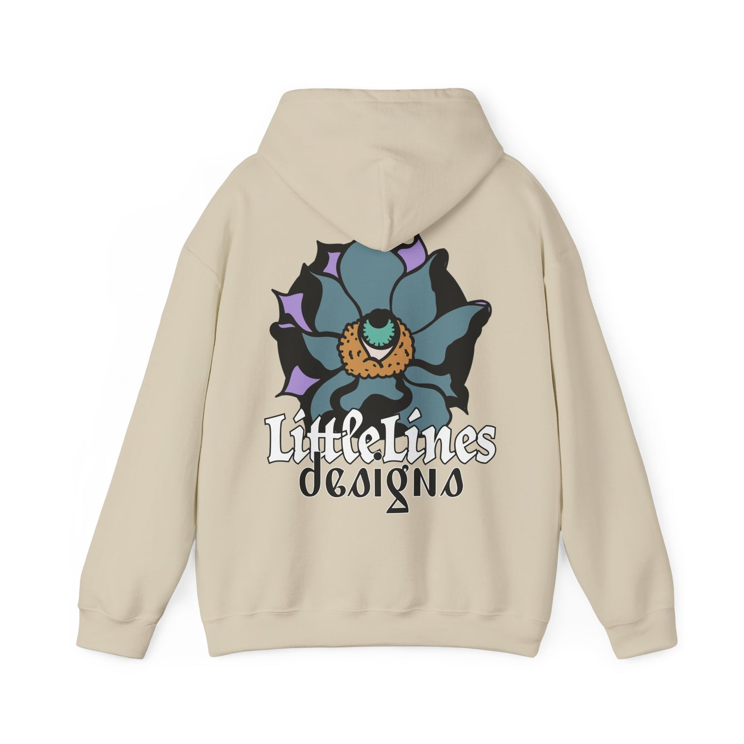 LittleLinesdesigns warmth | Colorful Floral Graphic Hoodie