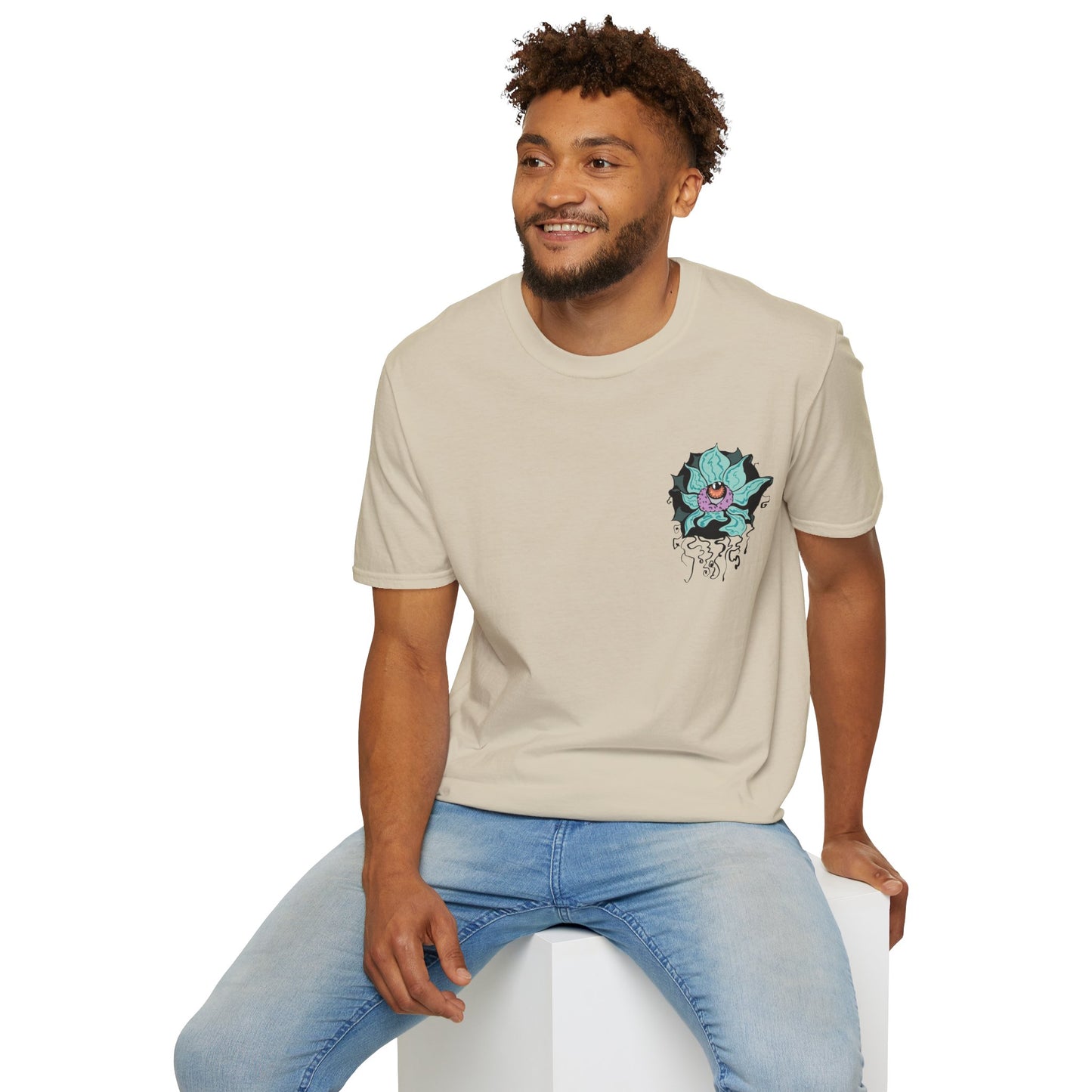| LLd | Lotus Flower Graphic softstyle tee