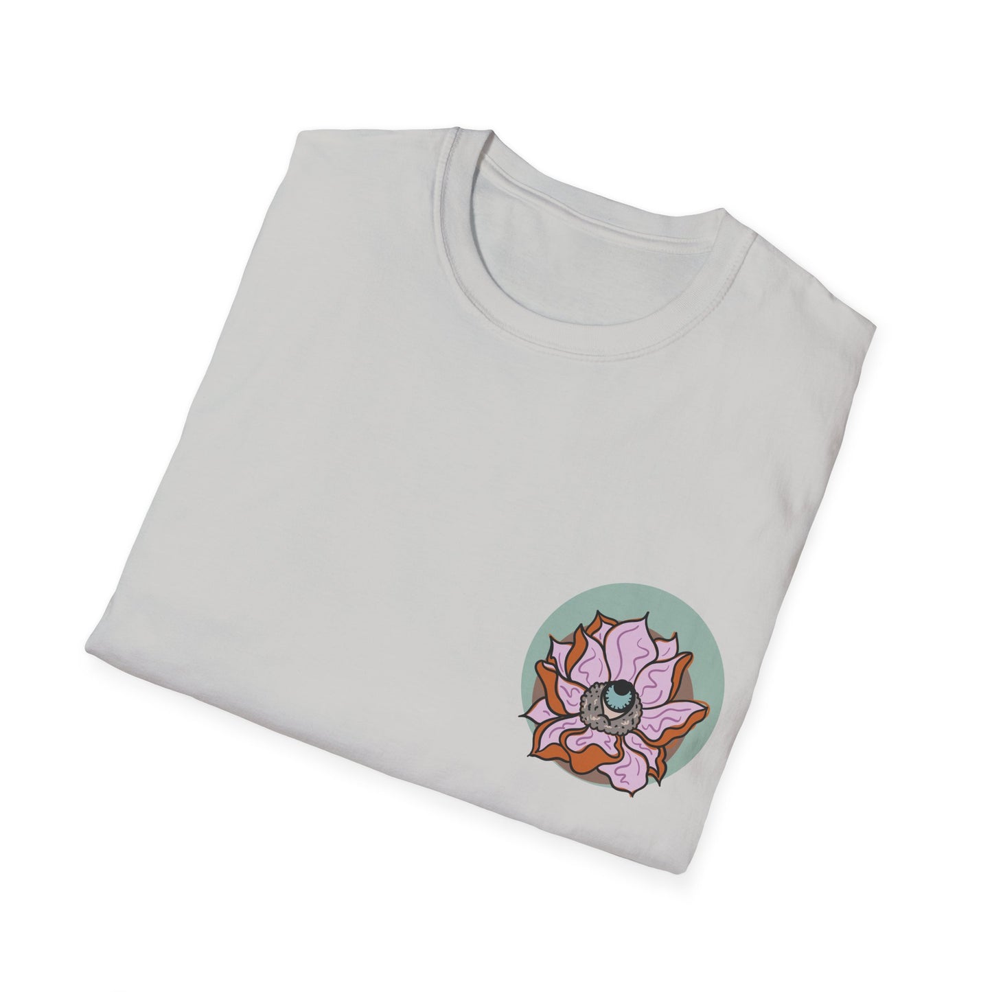| LittleLinesdesigns | Lotus Flower Graphic softstyle tee