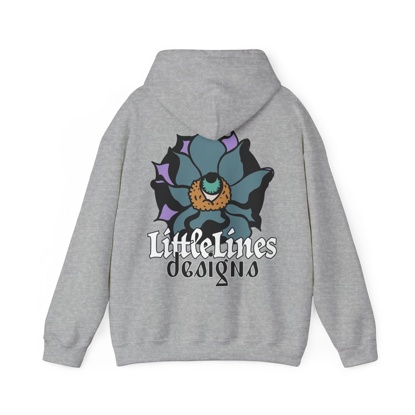 LittleLinesdesigns warmth | Colorful Floral Graphic Hoodie