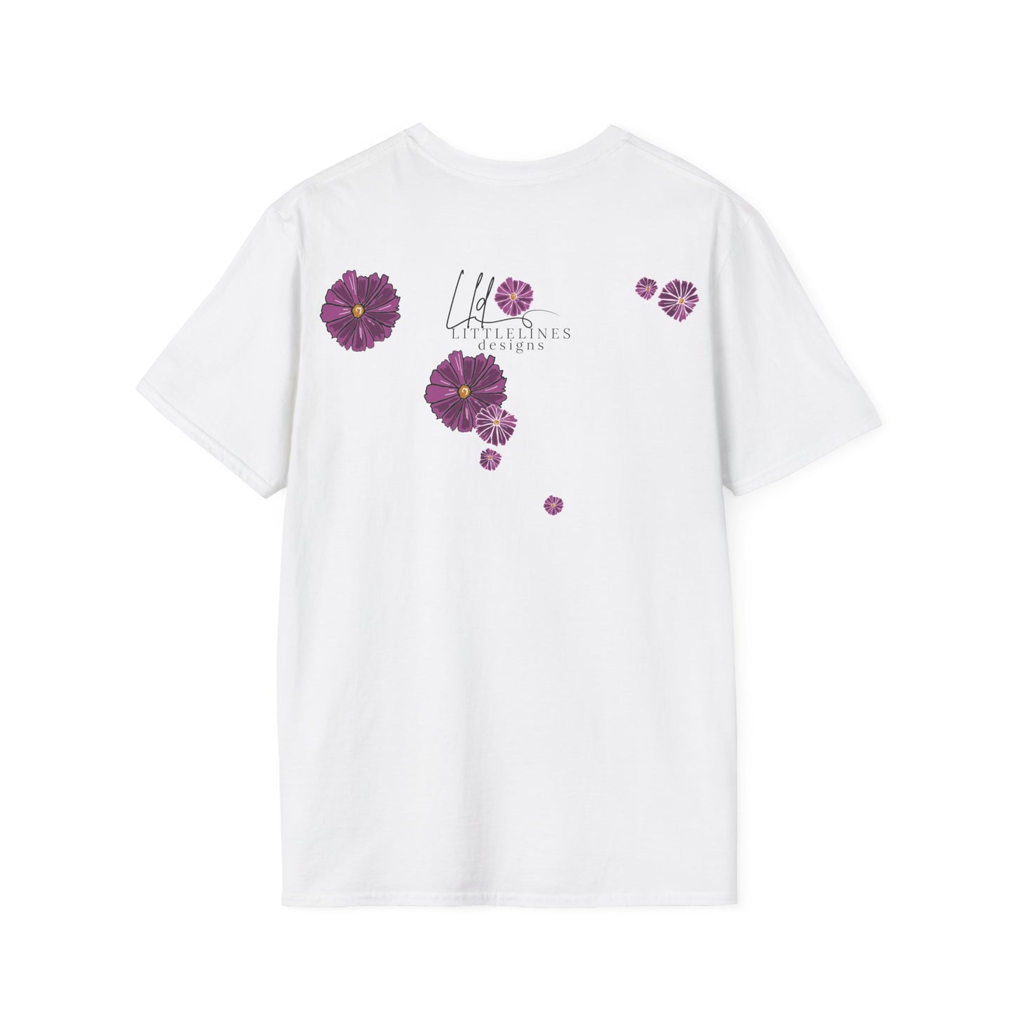 Cavalier Dog T-shirt | Floral Ocean Sea Grasses | LittleLinesdesigns