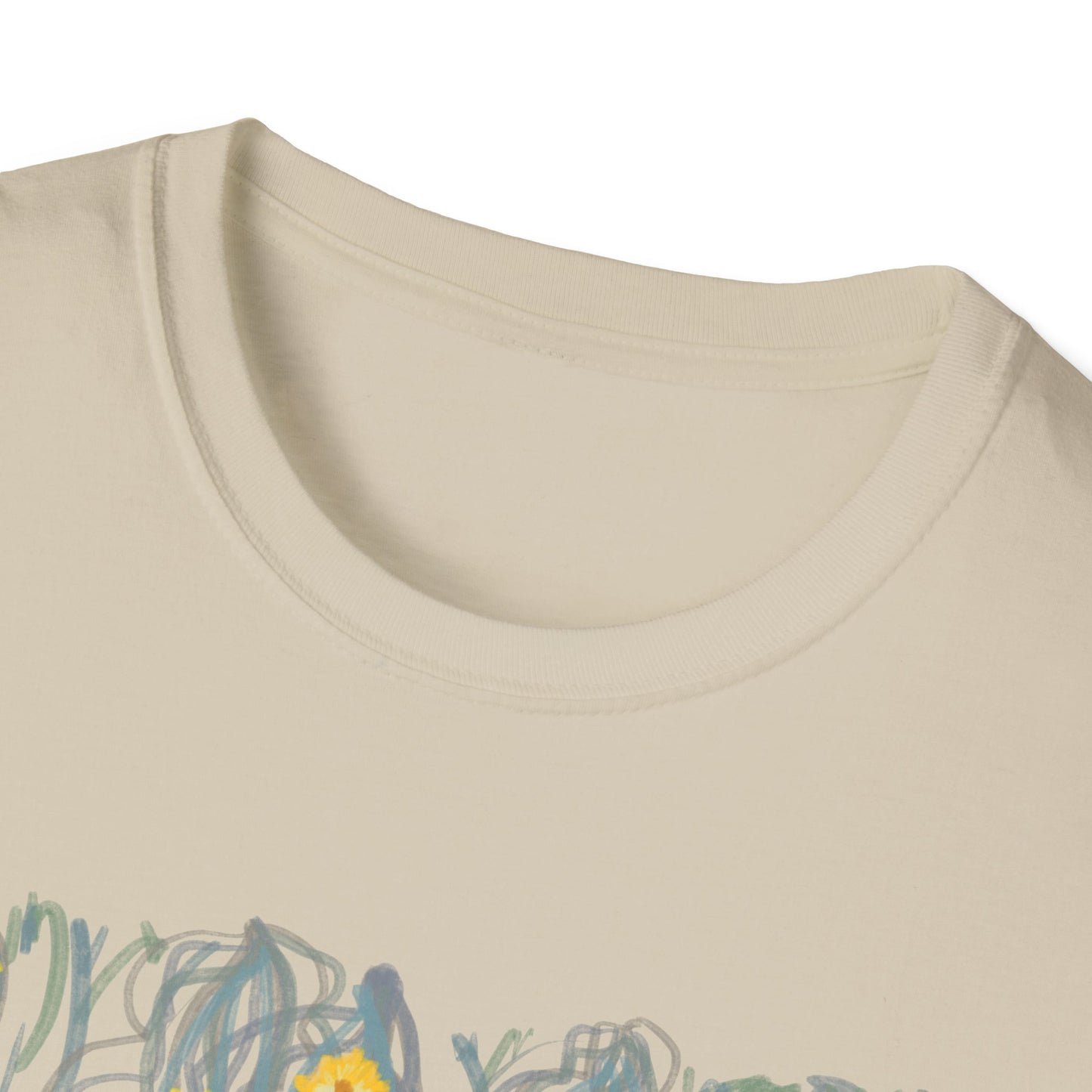 Hand drawn flower seagrasses T-shirt | "Surrounds" Floral Landscape collection | LittleLinesdesigns