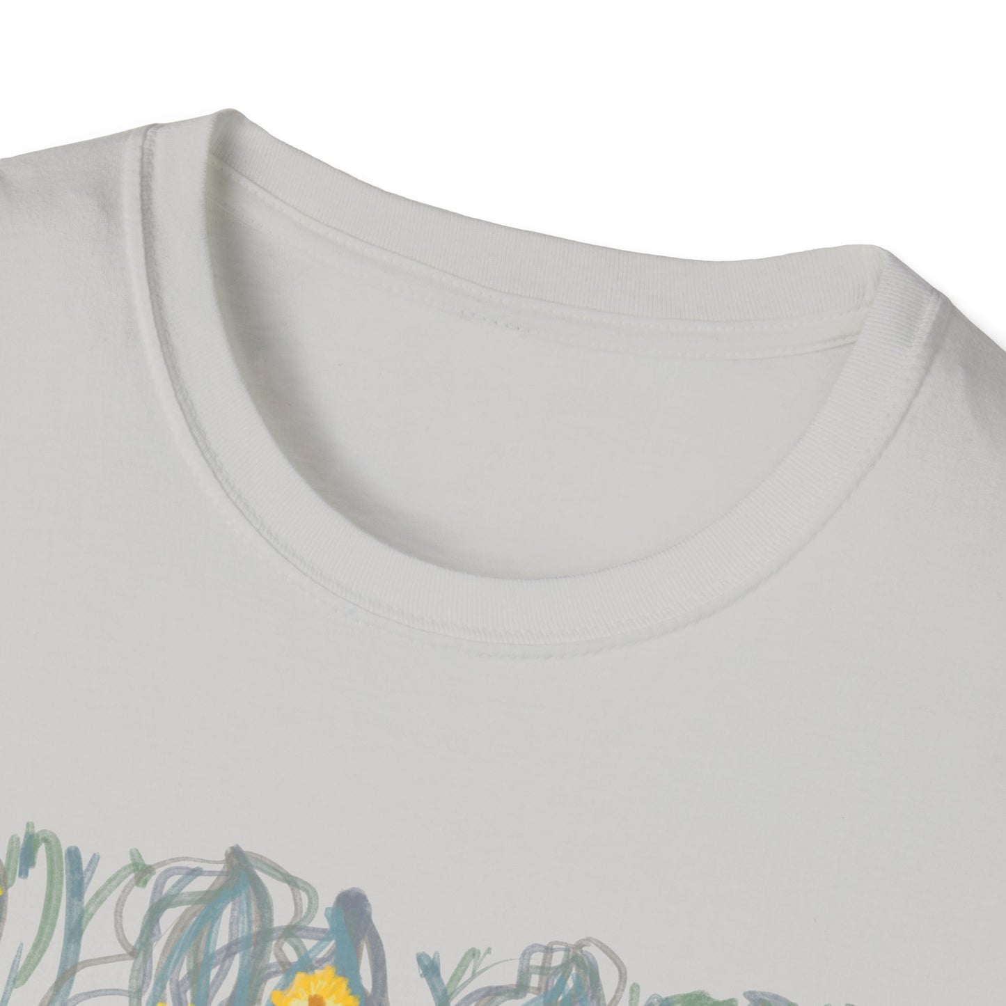 Hand drawn flower seagrasses T-shirt | "Surrounds" Floral Landscape collection | LittleLinesdesigns