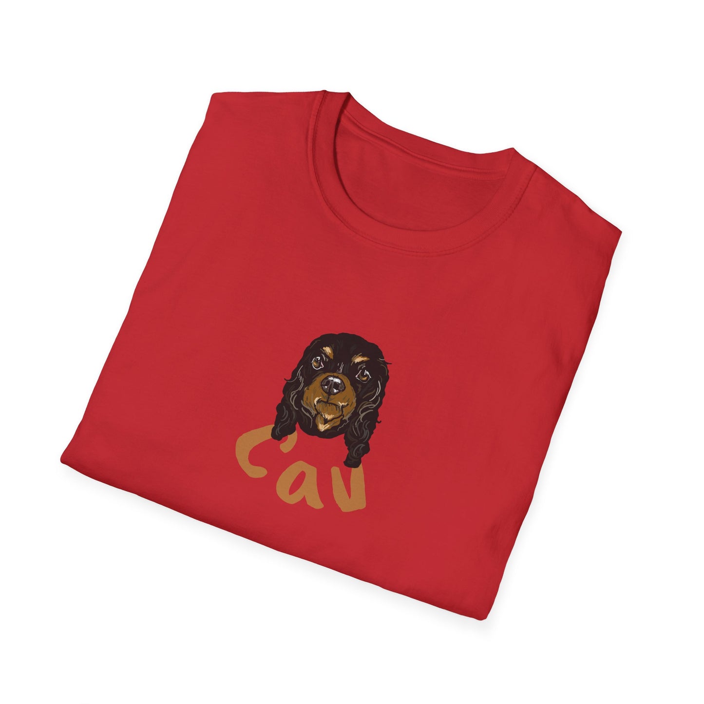 Cavalier font Pet T-Shirt | Dog art | LittleLinesdesigns