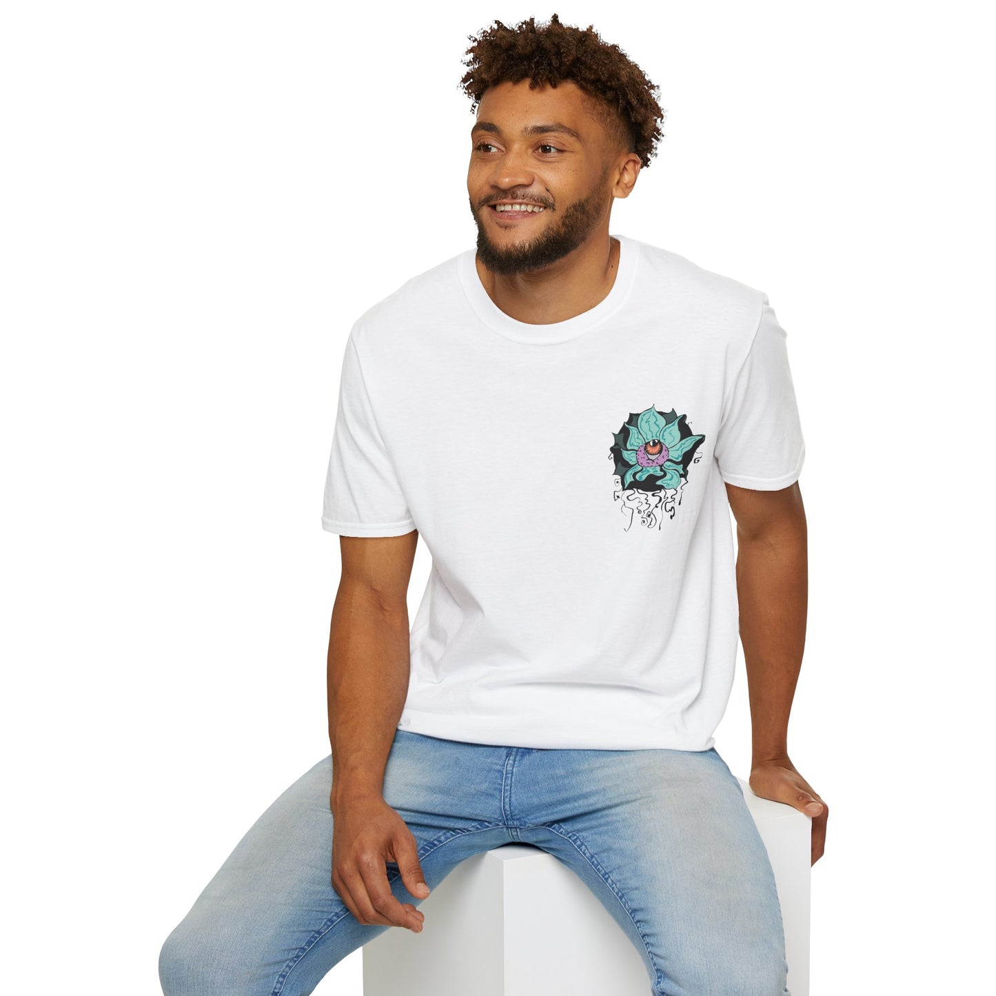 | LLd | Lotus Flower Graphic softstyle tee