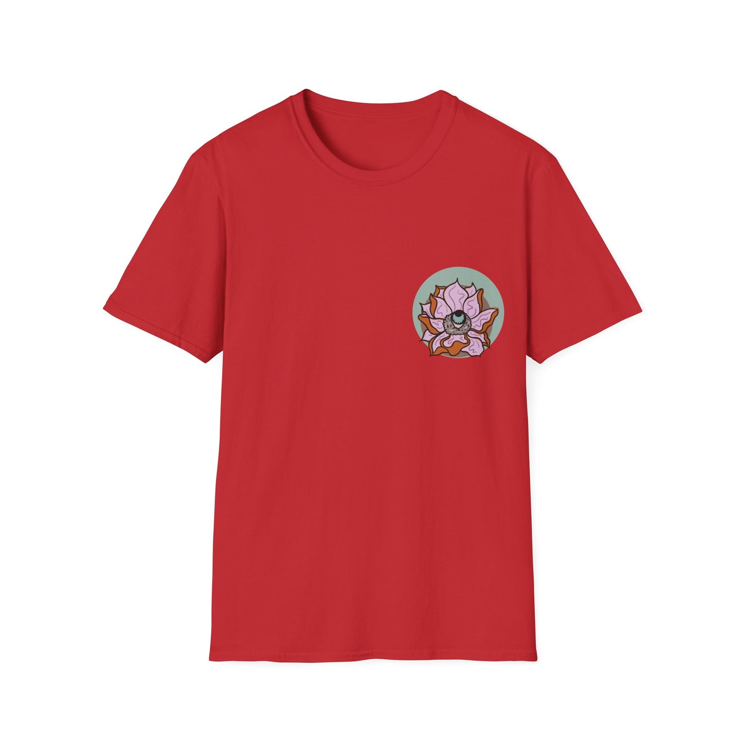 | LittleLinesdesigns | Lotus Flower Graphic softstyle tee