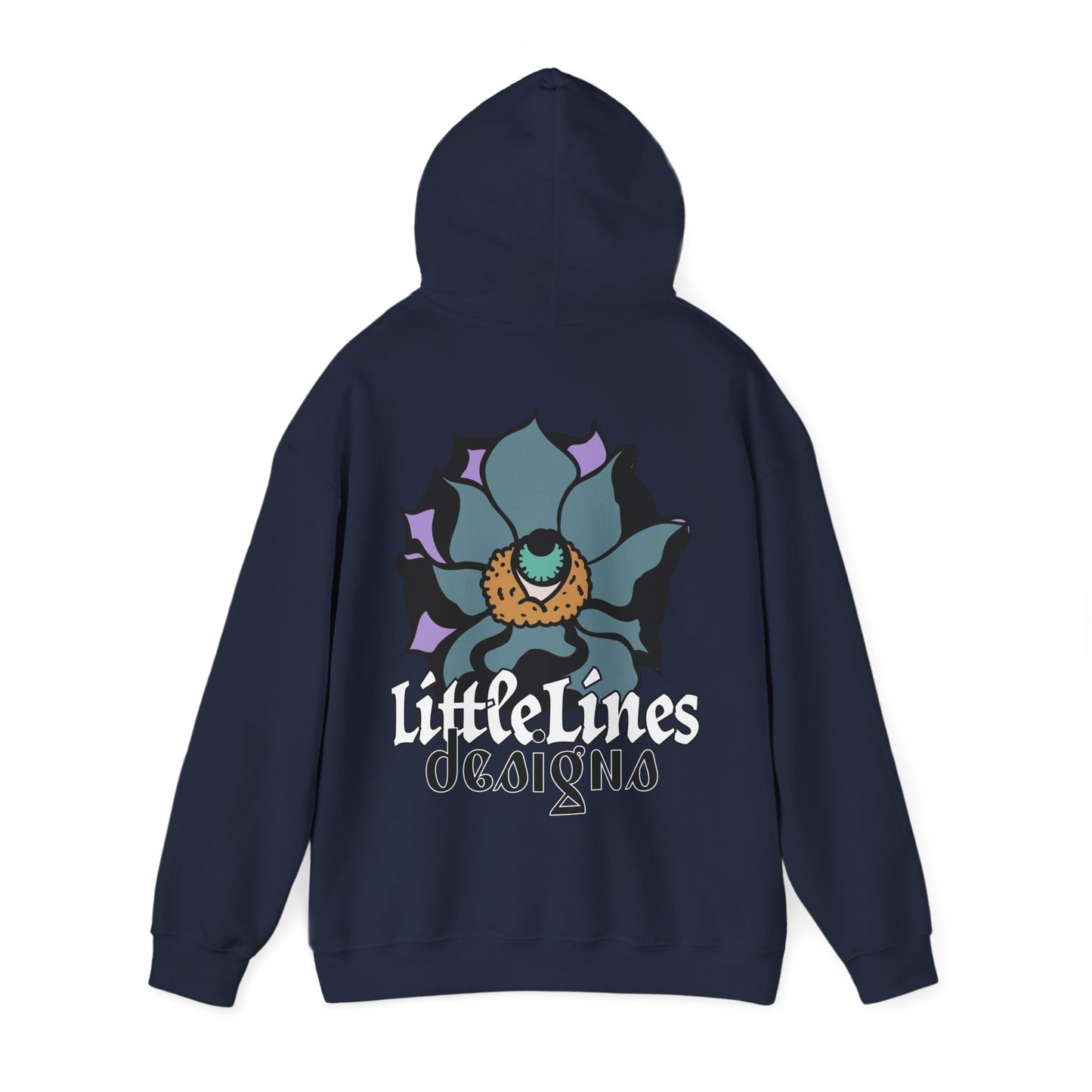 LittleLinesdesigns warmth | Colorful Floral Graphic Hoodie
