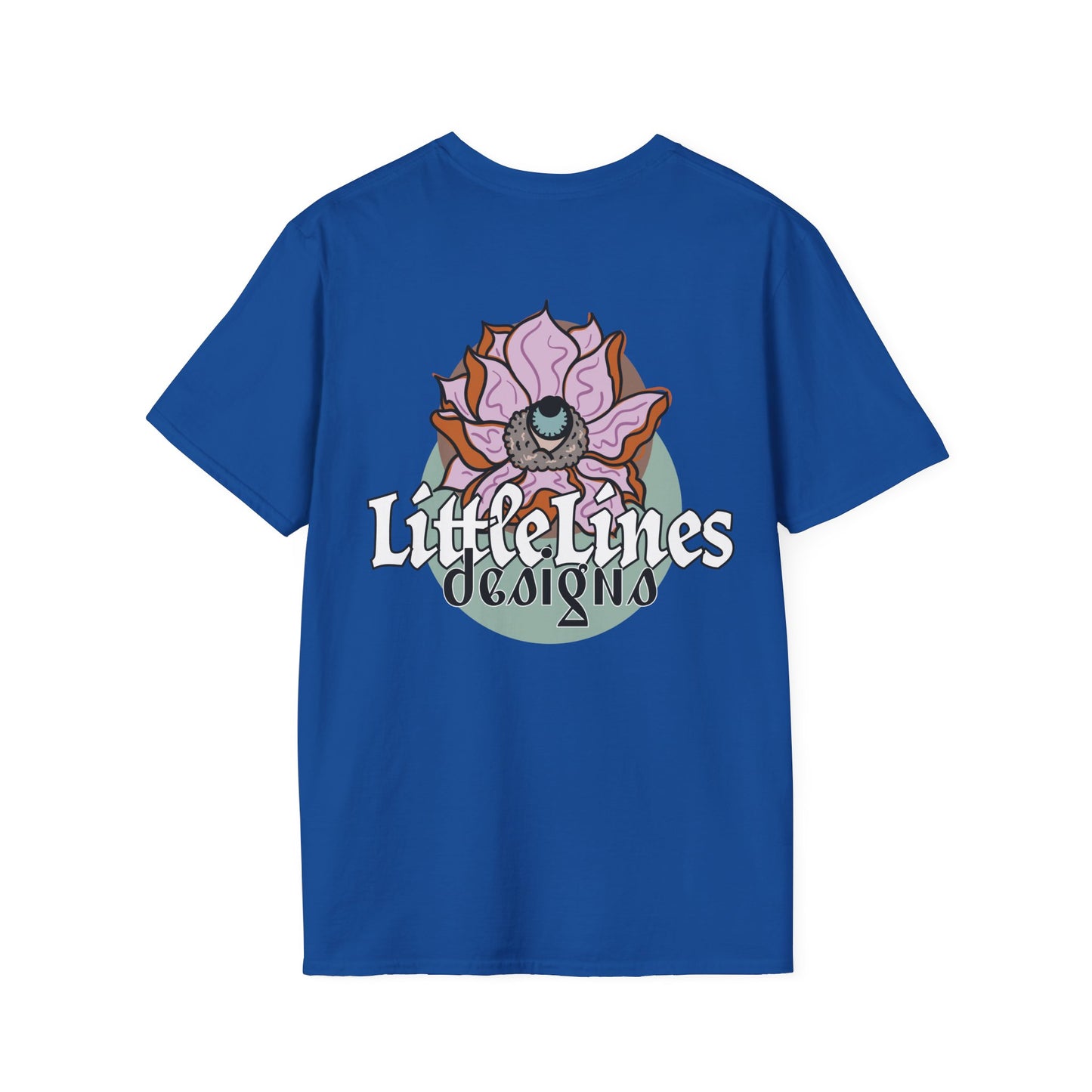 | LittleLinesdesigns | Lotus Flower Graphic softstyle tee