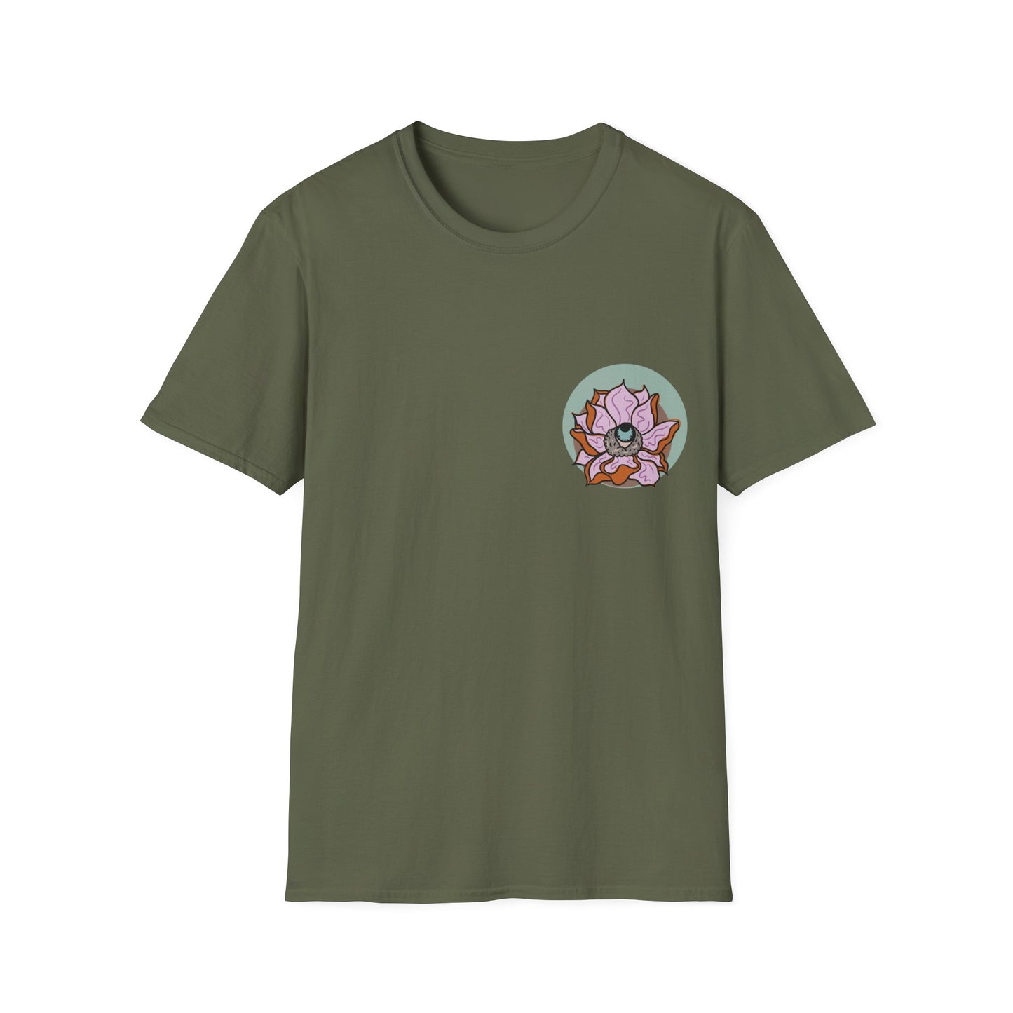 | LittleLinesdesigns | Lotus Flower Graphic softstyle tee