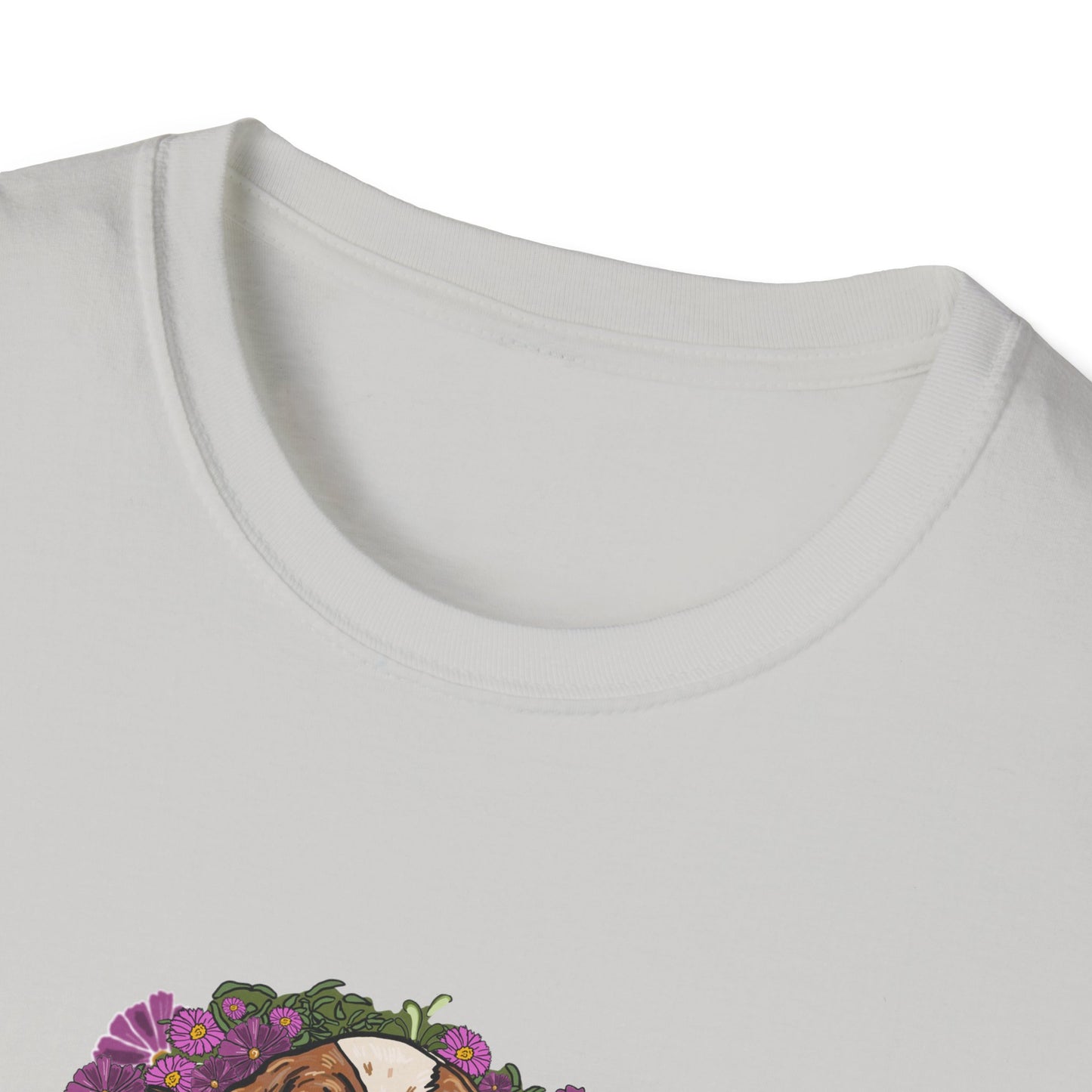 Cavalier Dog T-shirt | Floral Ocean Sea Grasses | LittleLinesdesigns