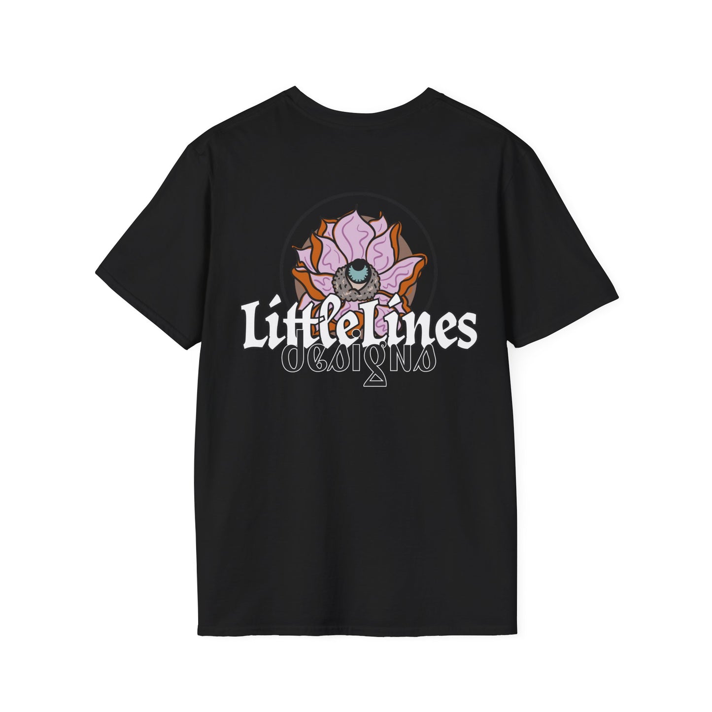 Artist wear T-shirt | Lotus Flower design | LittleLinesdesigns