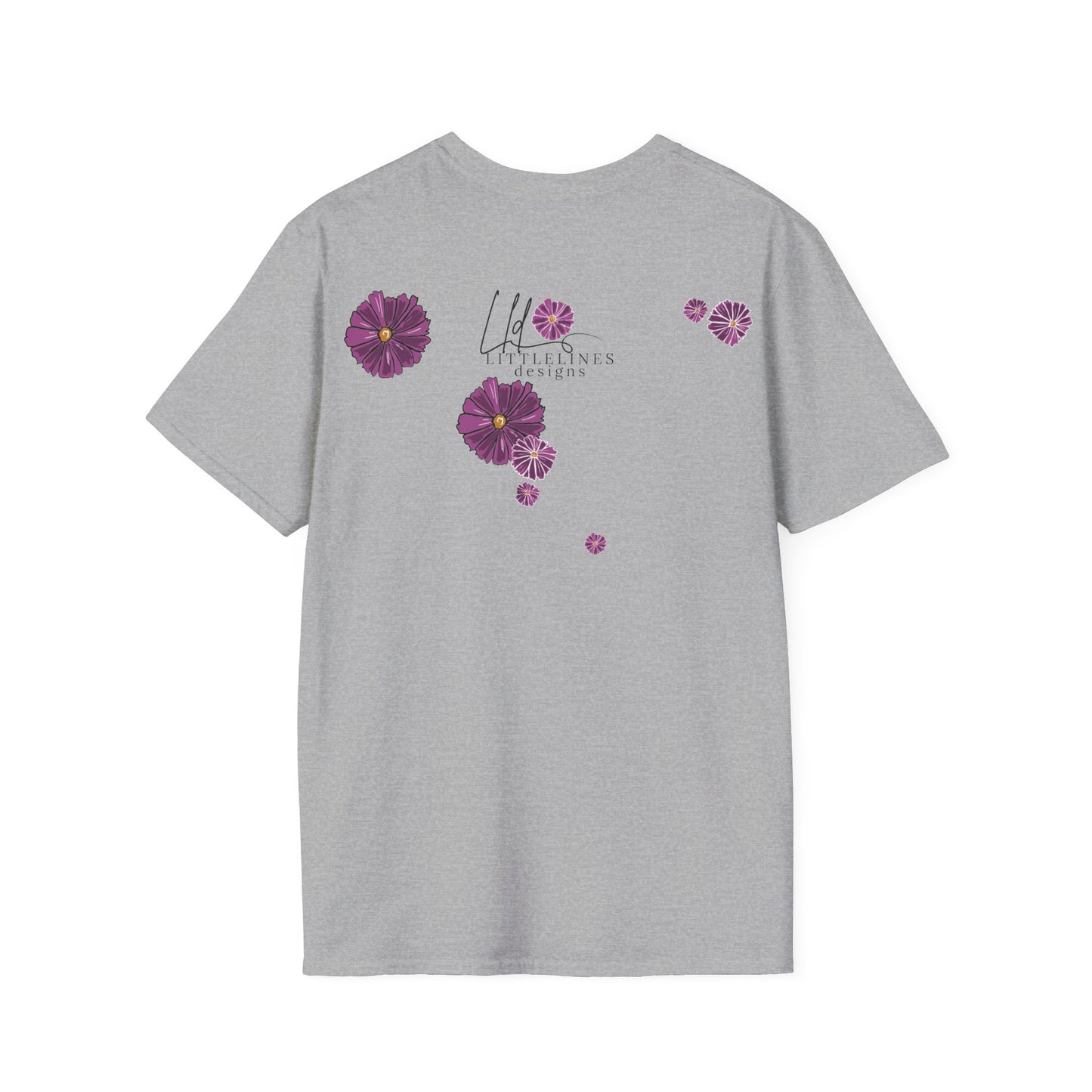 Cavalier Dog T-shirt | Floral Ocean Sea Grasses | LittleLinesdesigns