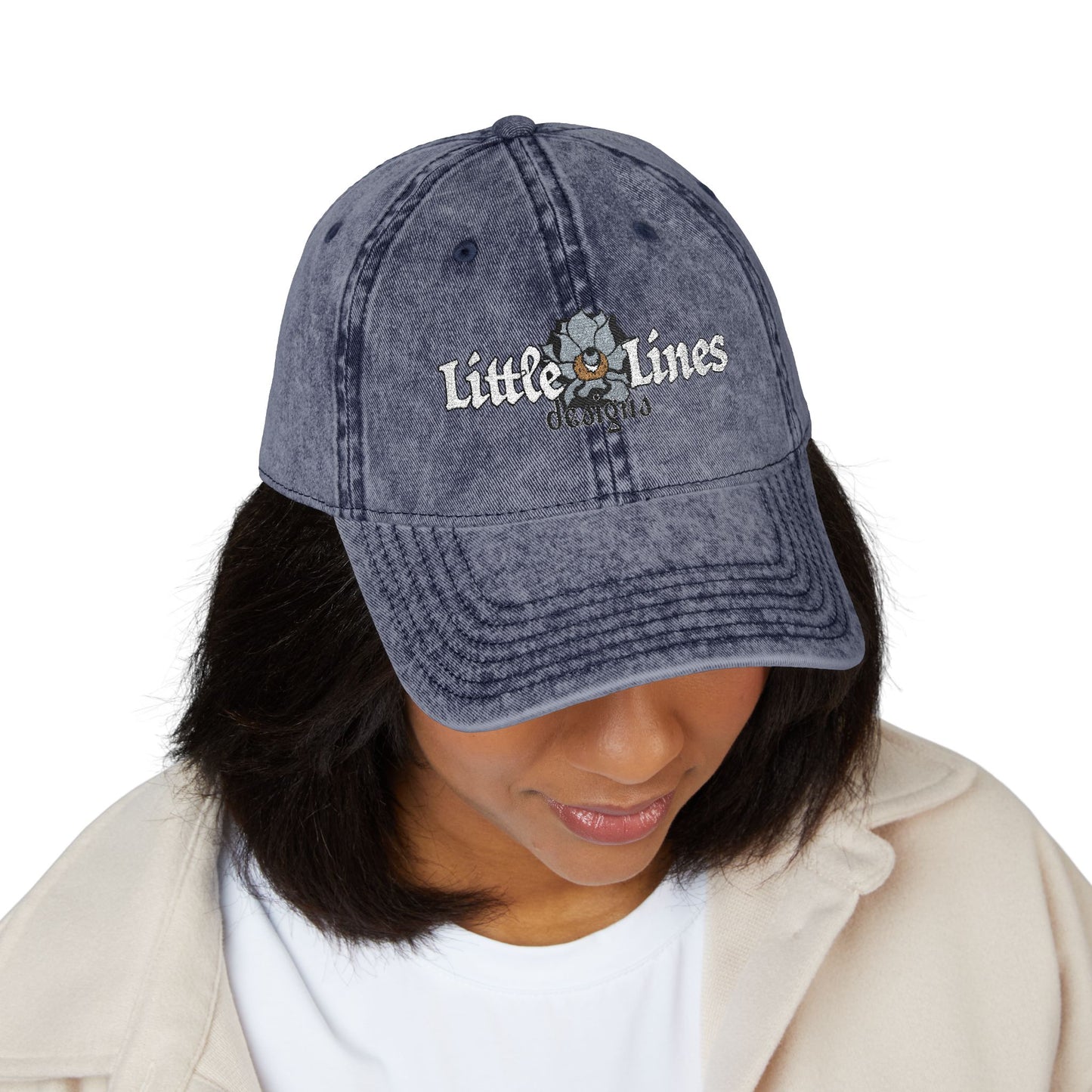 LittleLinesdesigns Embroidery Cap.