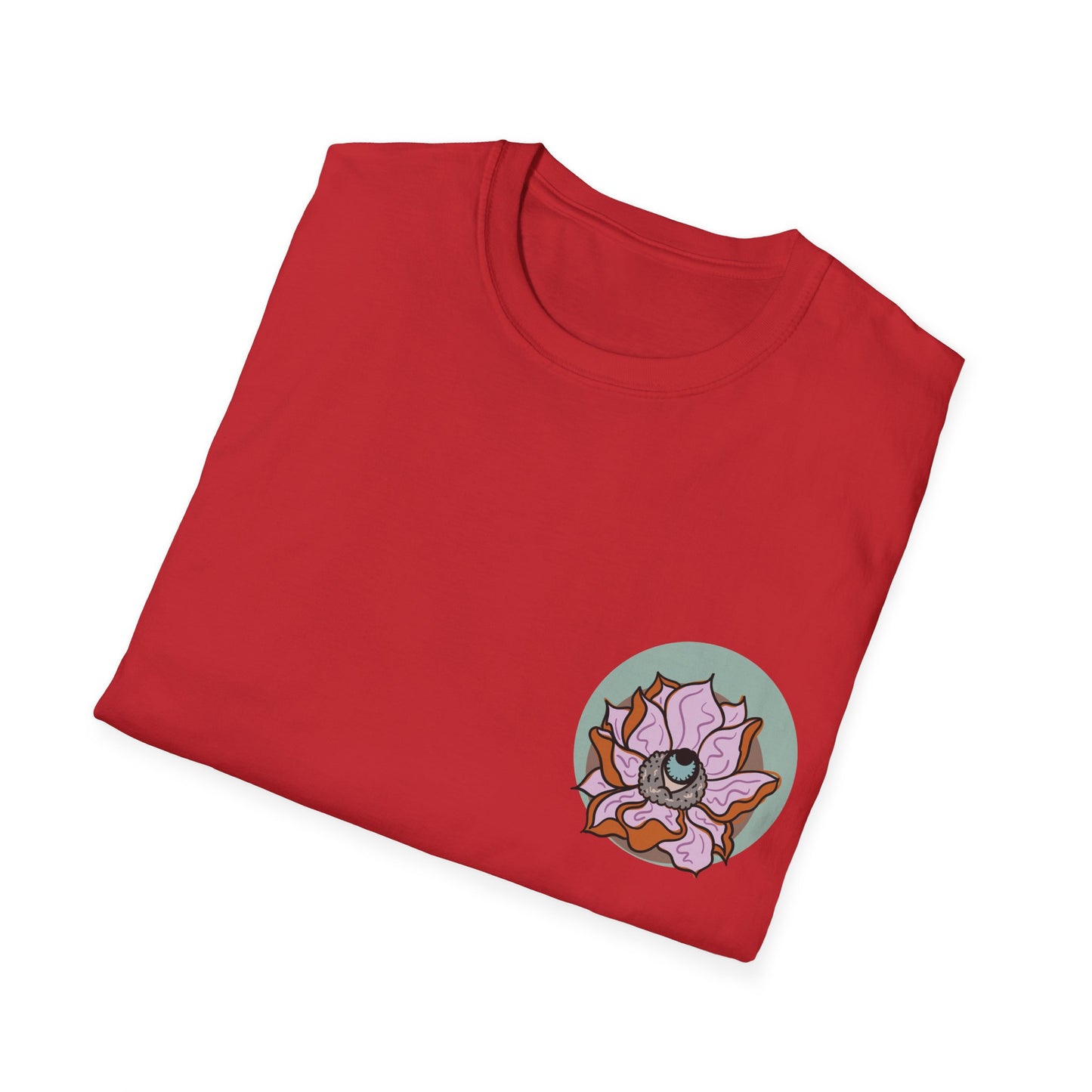 | LittleLinesdesigns | Lotus Flower Graphic softstyle tee