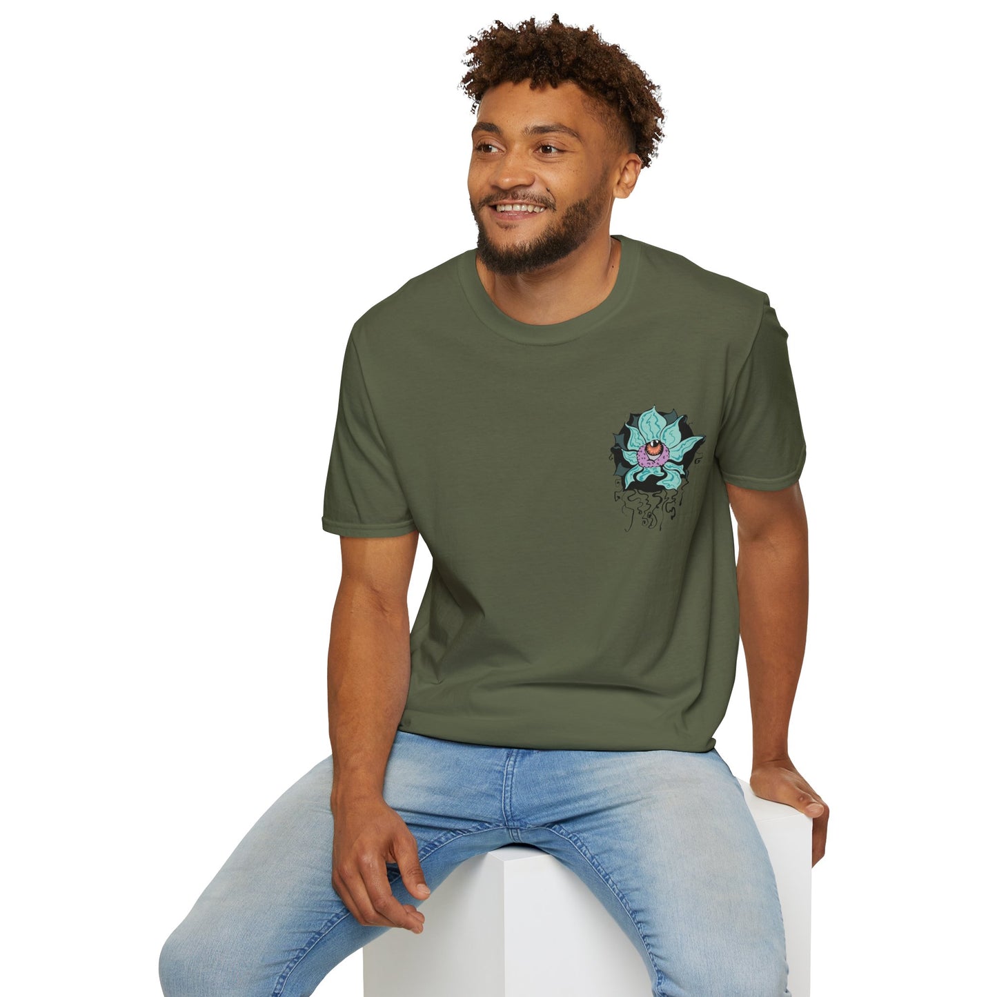 | LLd | Lotus Flower Graphic softstyle tee