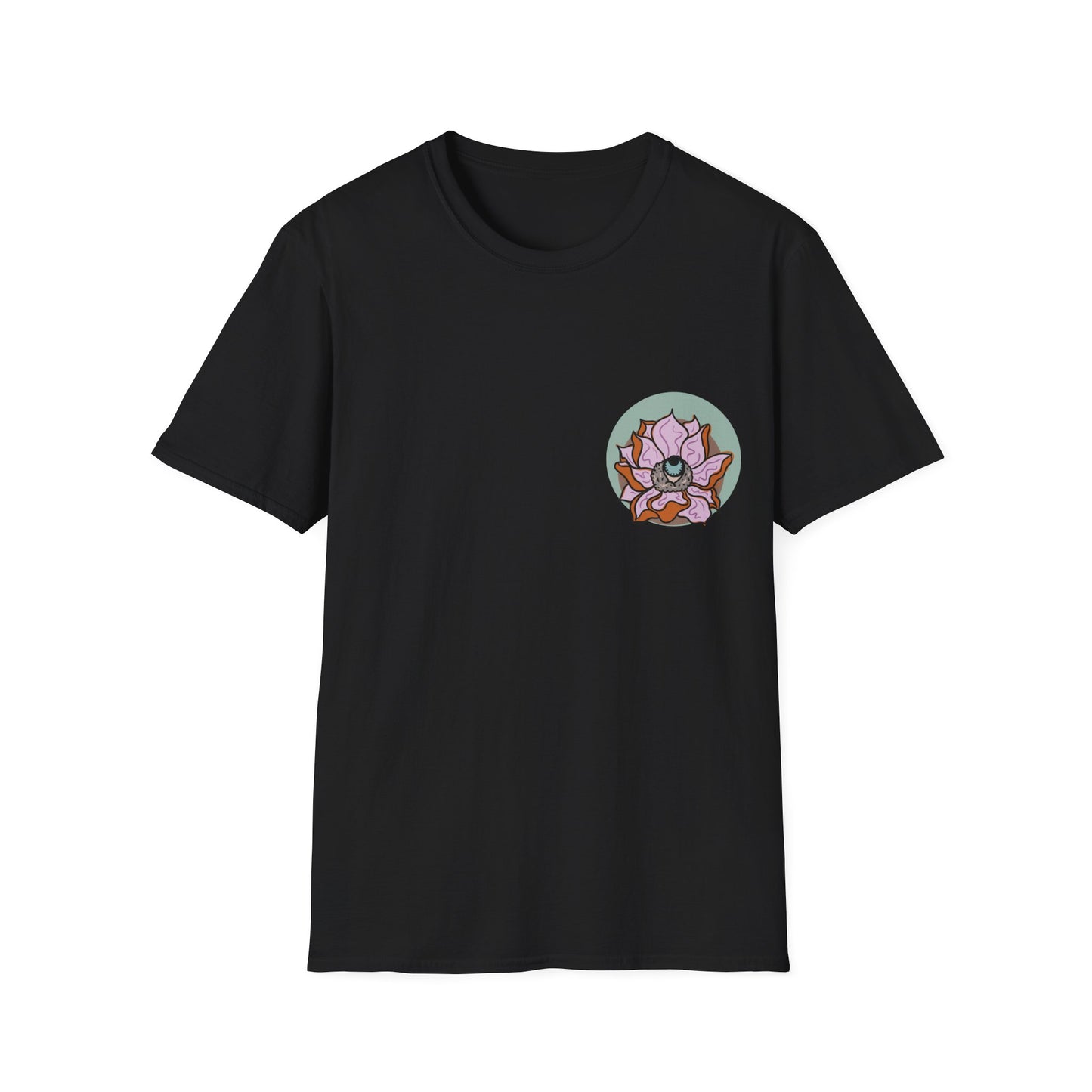 | LittleLinesdesigns | Lotus Flower Graphic softstyle tee