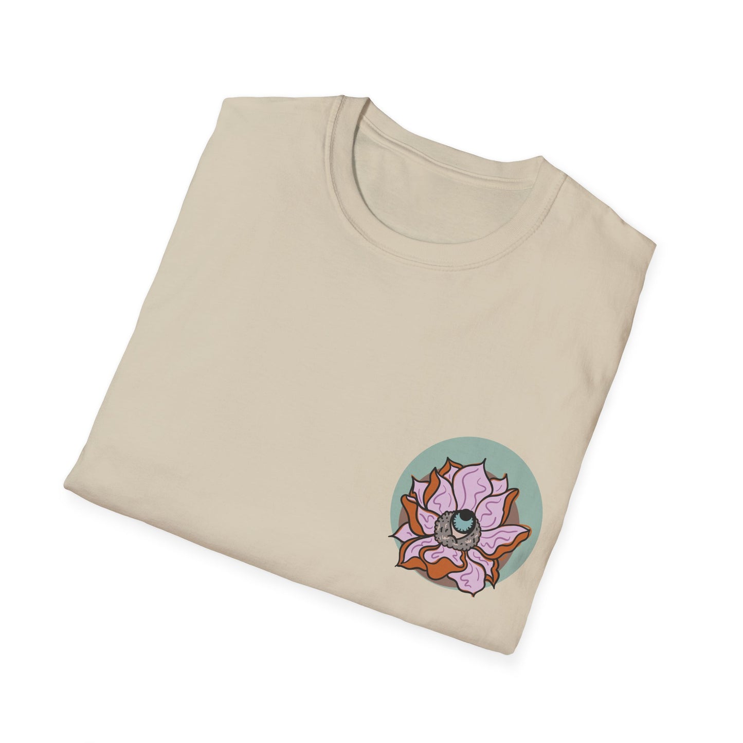 | LittleLinesdesigns | Lotus Flower Graphic softstyle tee