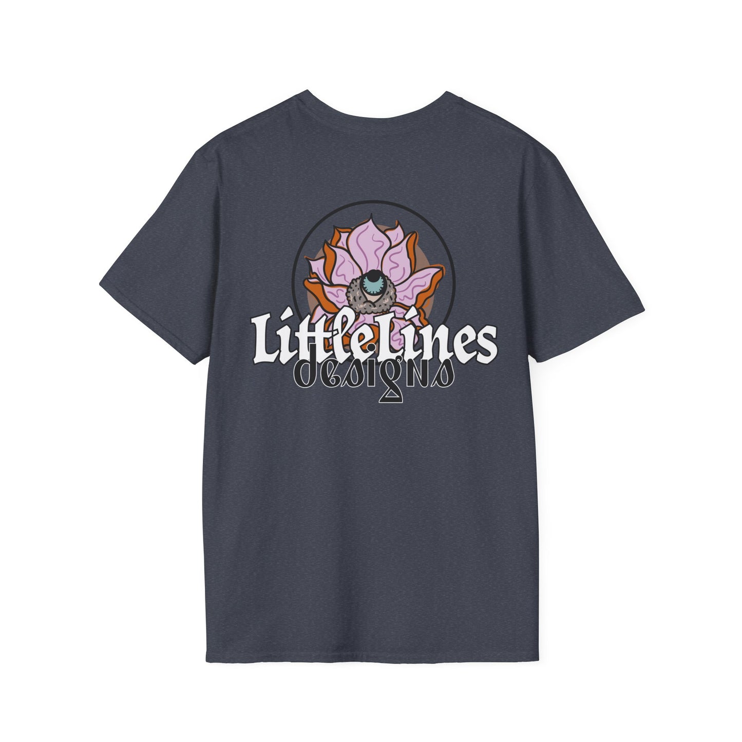 Artist wear T-shirt | Lotus Flower design | LittleLinesdesigns