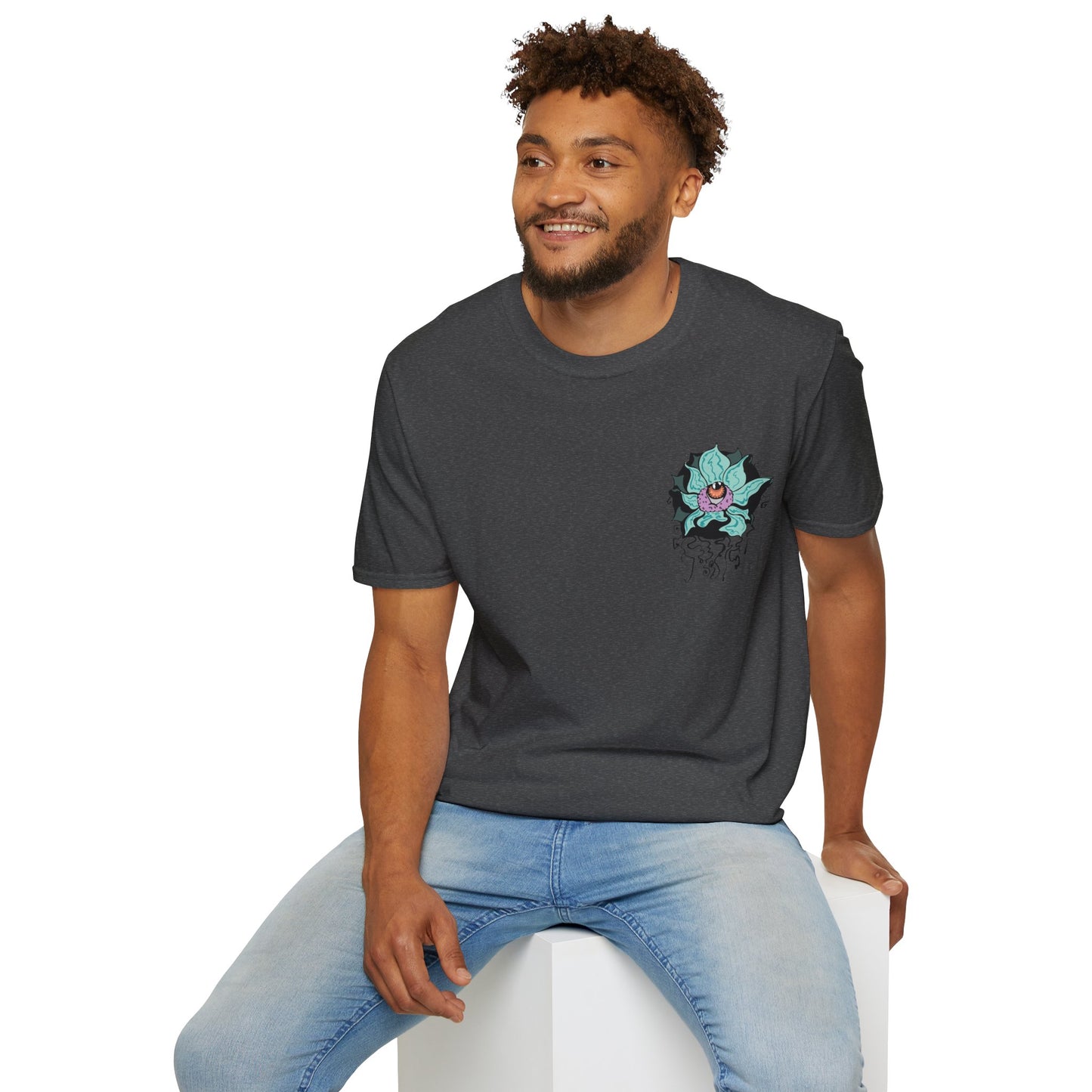 | LLd | Lotus Flower Graphic softstyle tee