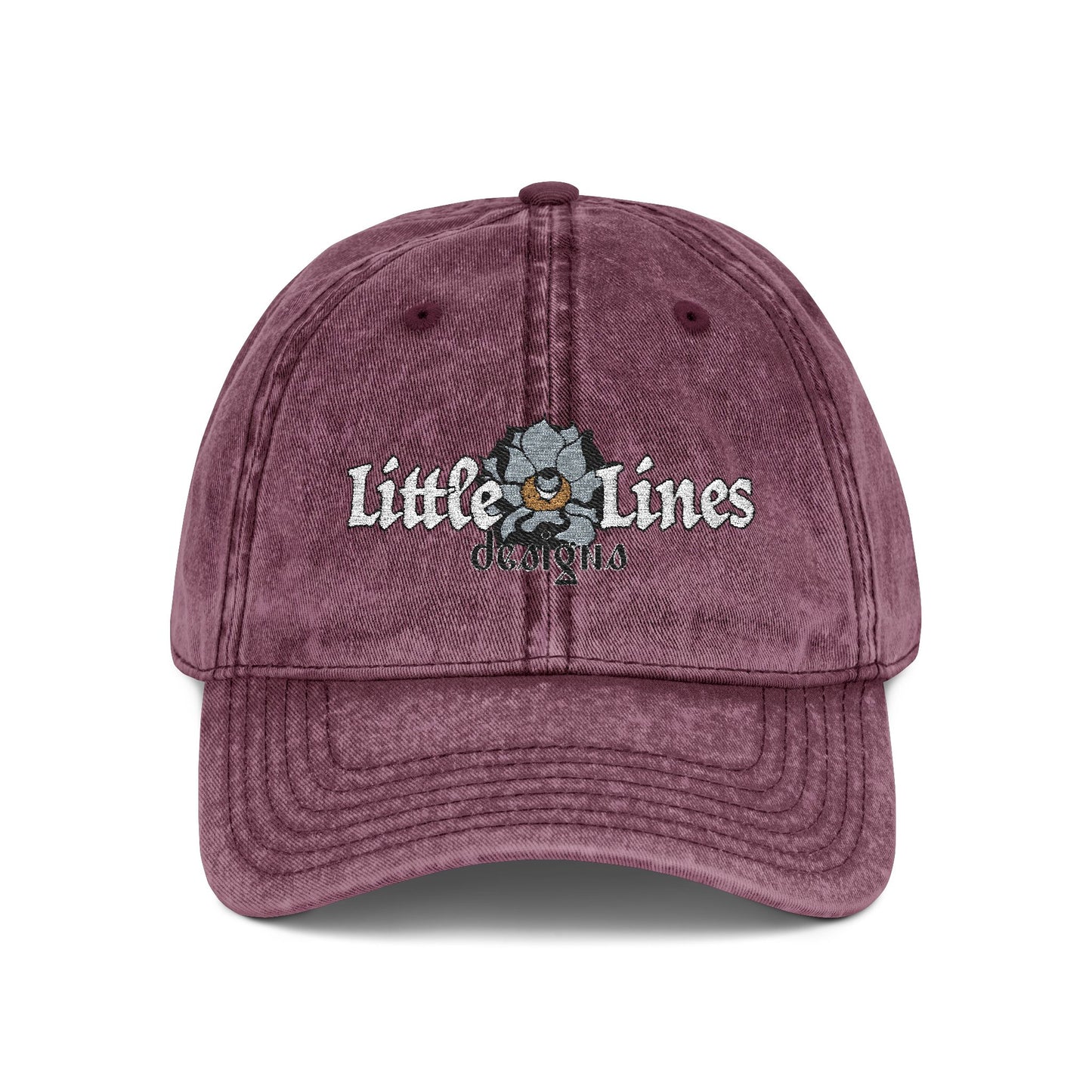 LittleLinesdesigns Embroidery Cap.