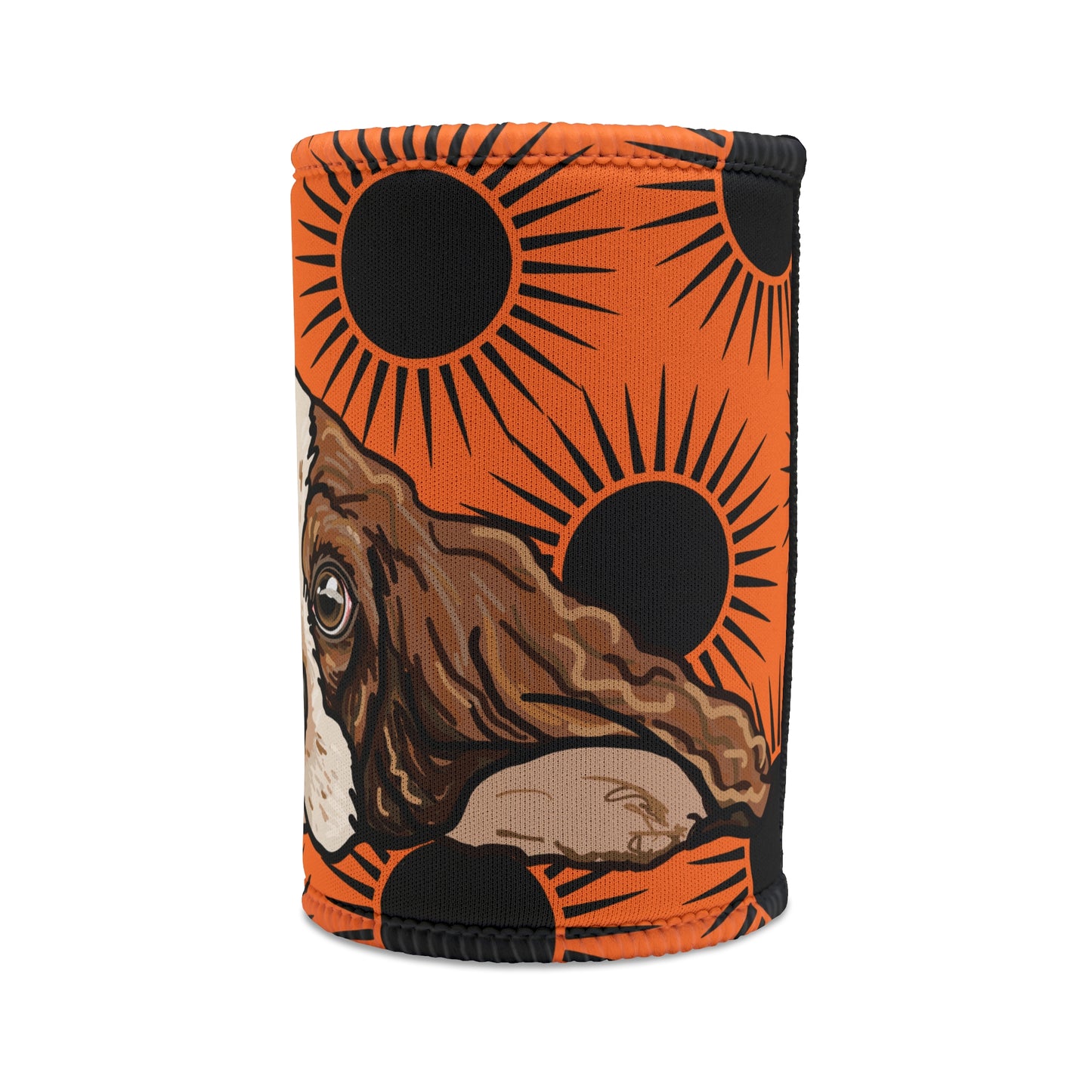 King Charles Cavalier Stubby cooler | Budstub floral collection | LittleLinesdesigns